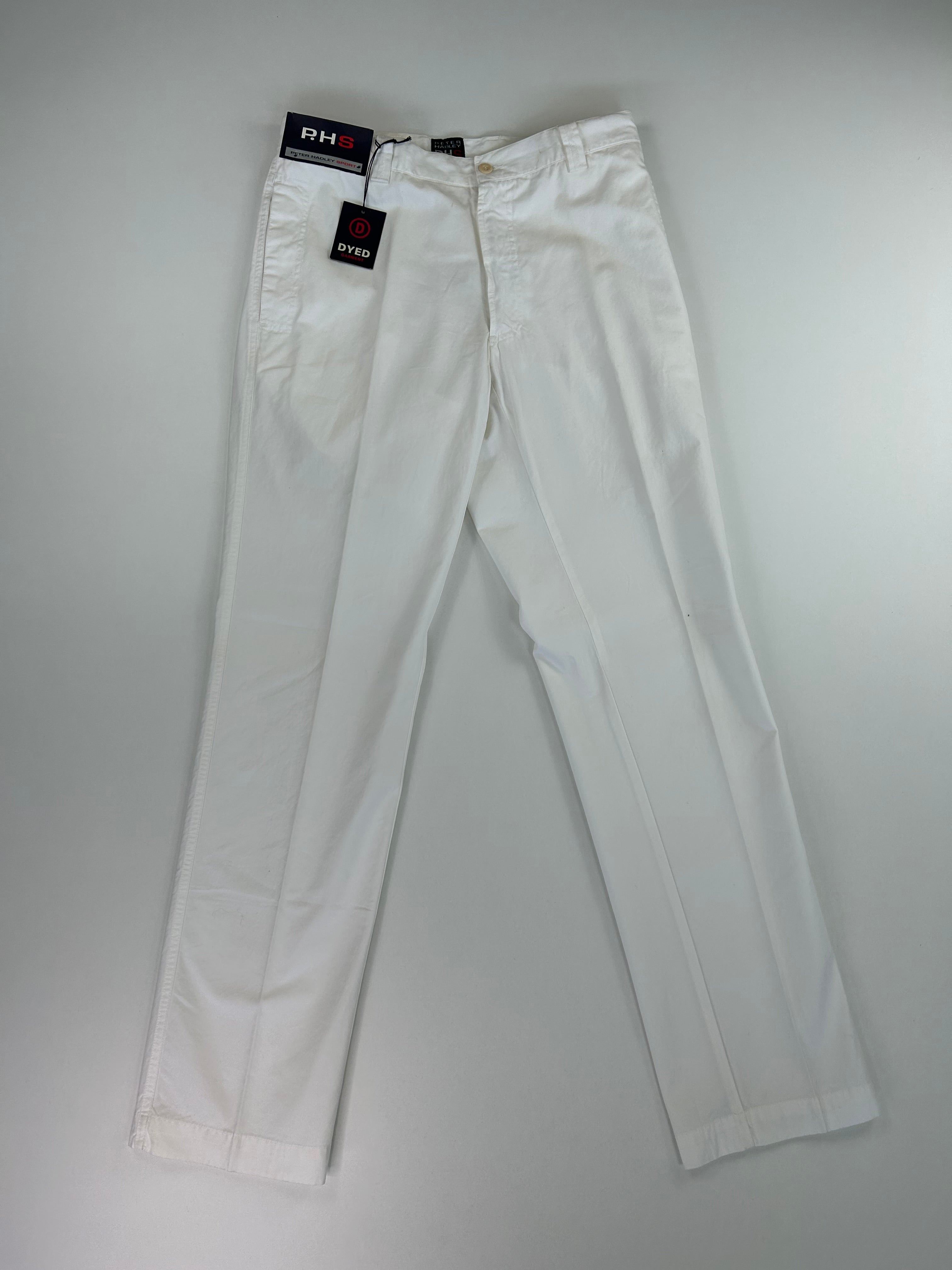 Pantalone Peter Hadley Sport bianco, taglia IT 48 — IlBotteghino