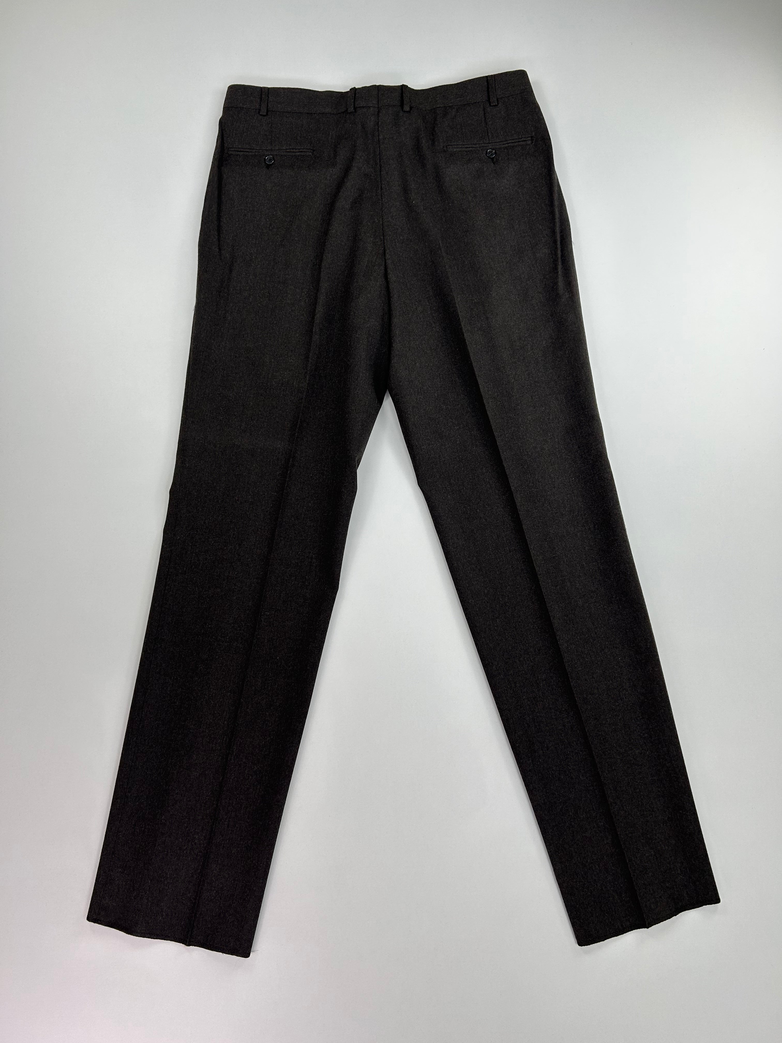 Berry pantalone marrone — lana merino — IlBotteghino