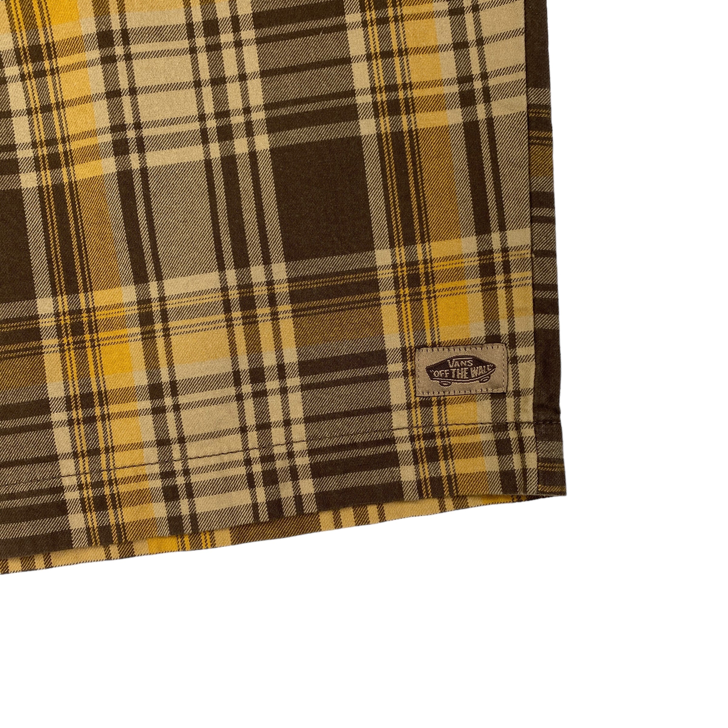 Vans short quadri giallo — archivio moda streetwear — IlBotteghino