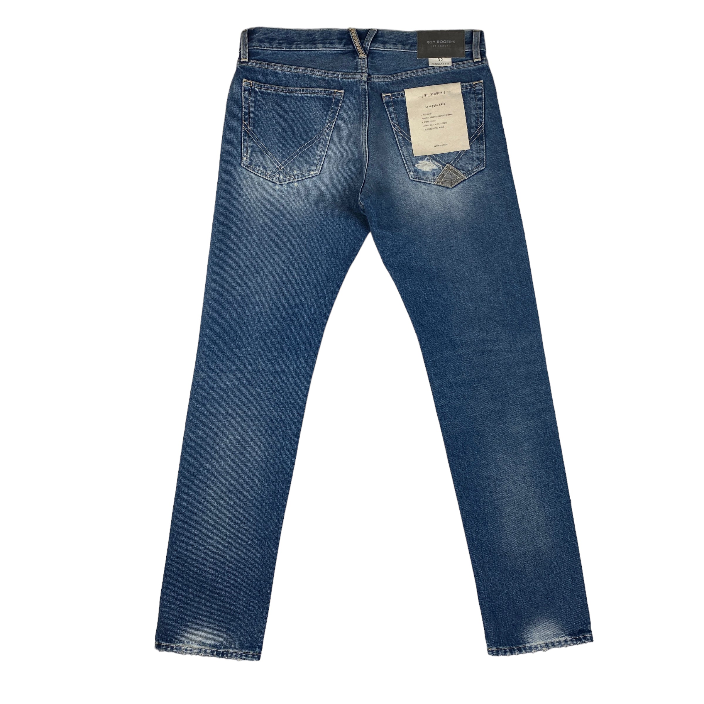 Roy Roger's jeans strappi — denim d'archivio — IlBotteghino