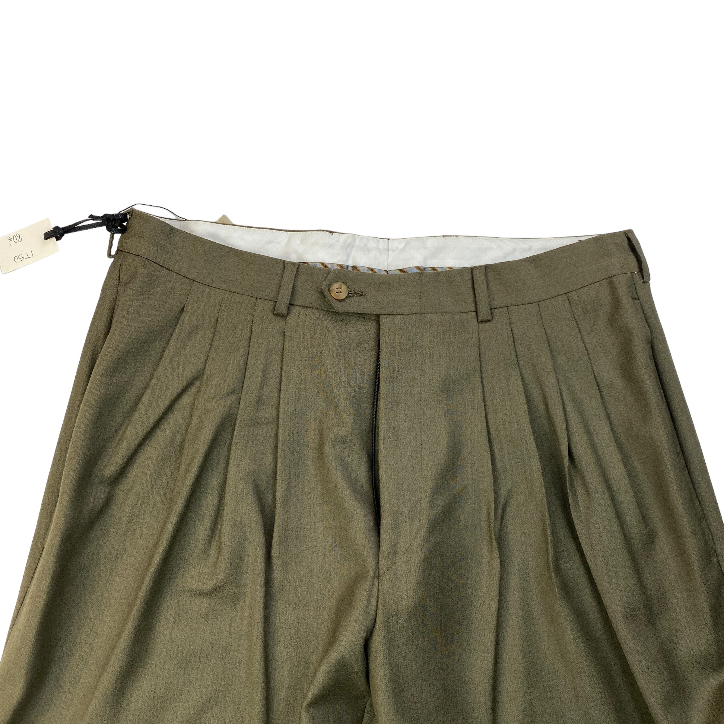 Giorgio Reggiani verde militare — lana merino extrafine — IlBotteghino