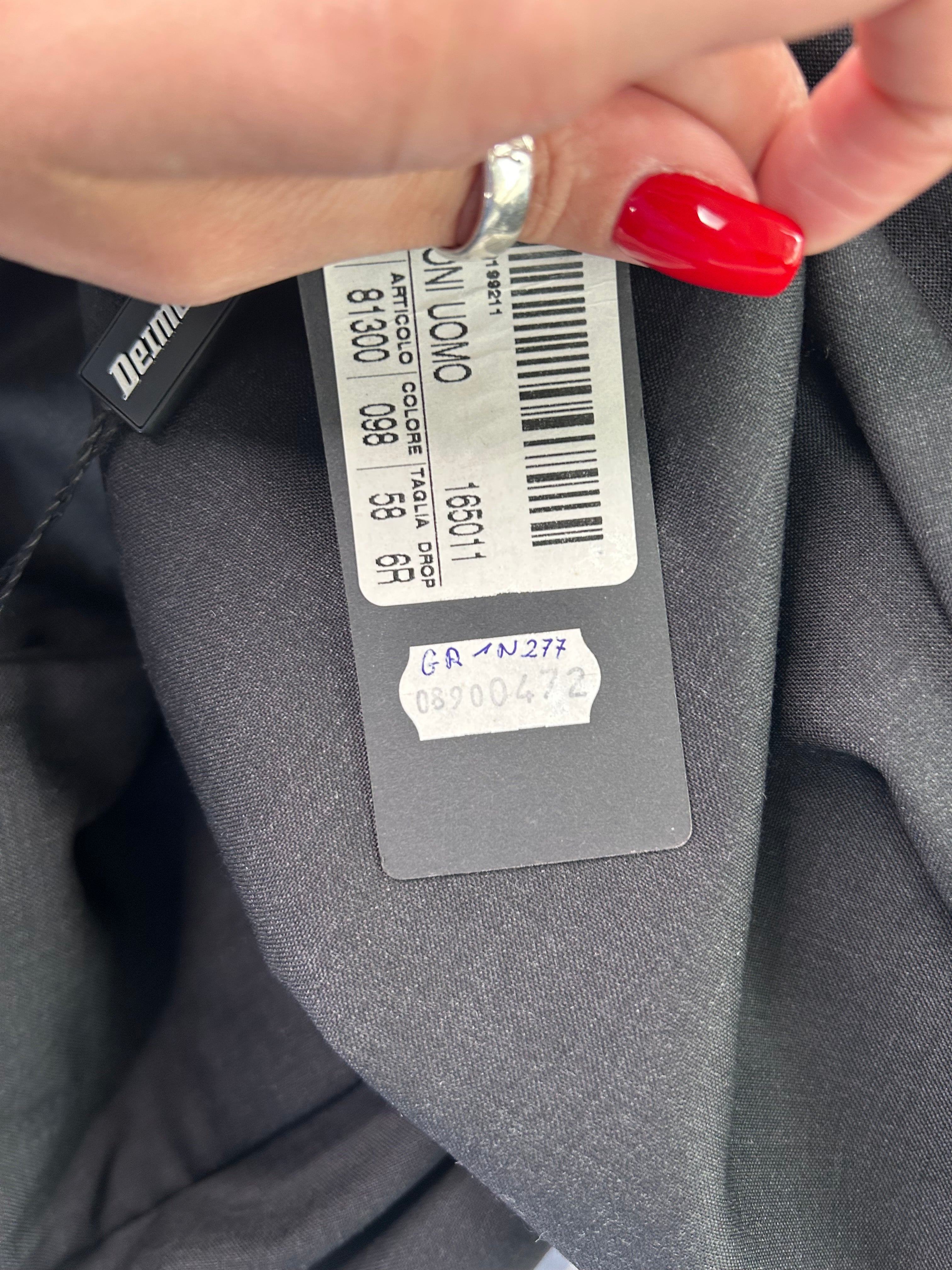 Deimos pantalone grigio scuro — pezzo unico — IlBotteghino