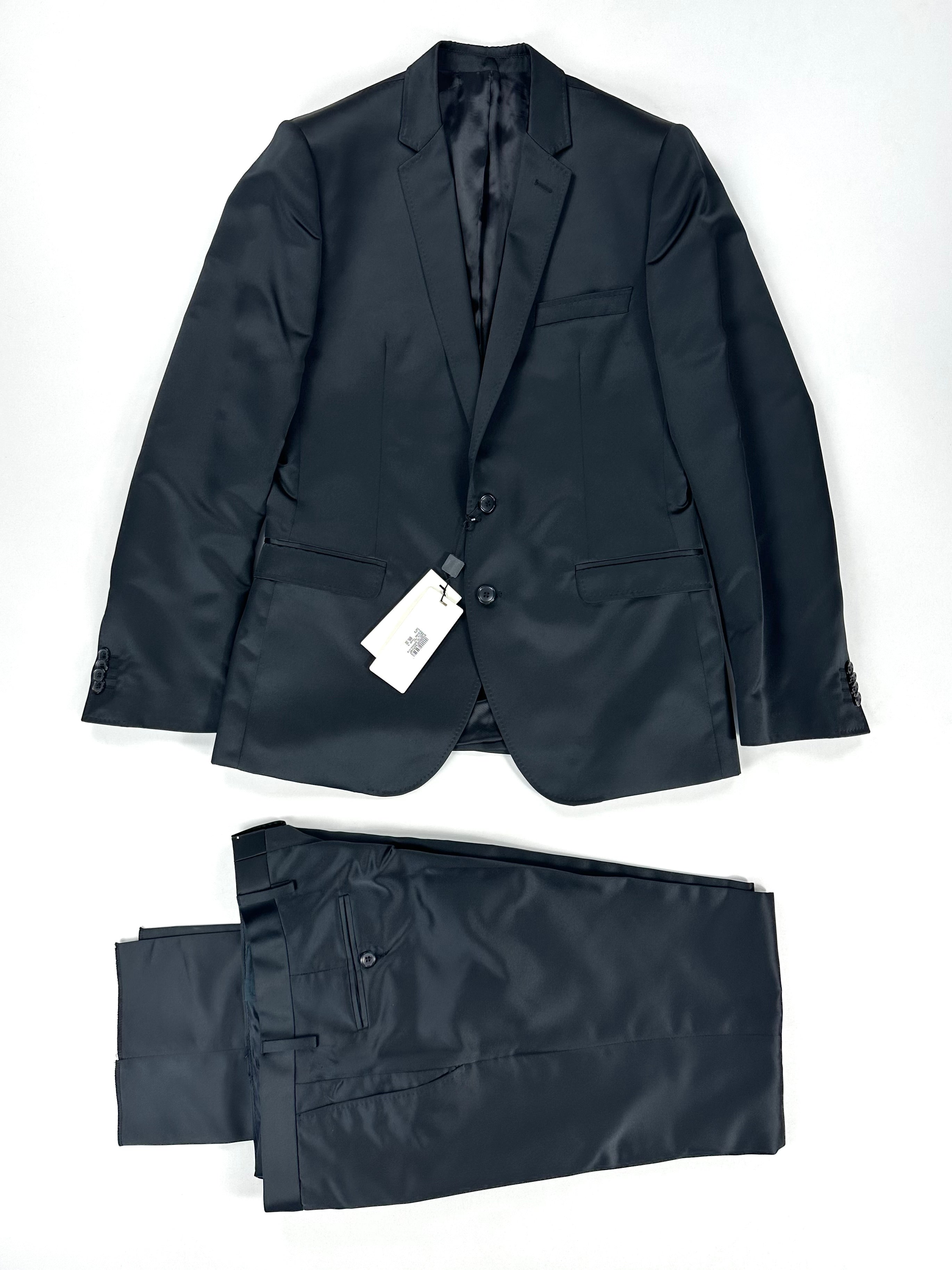 Abito D&G Brad nero da uomo, 2 bottoni, taglia IT 50