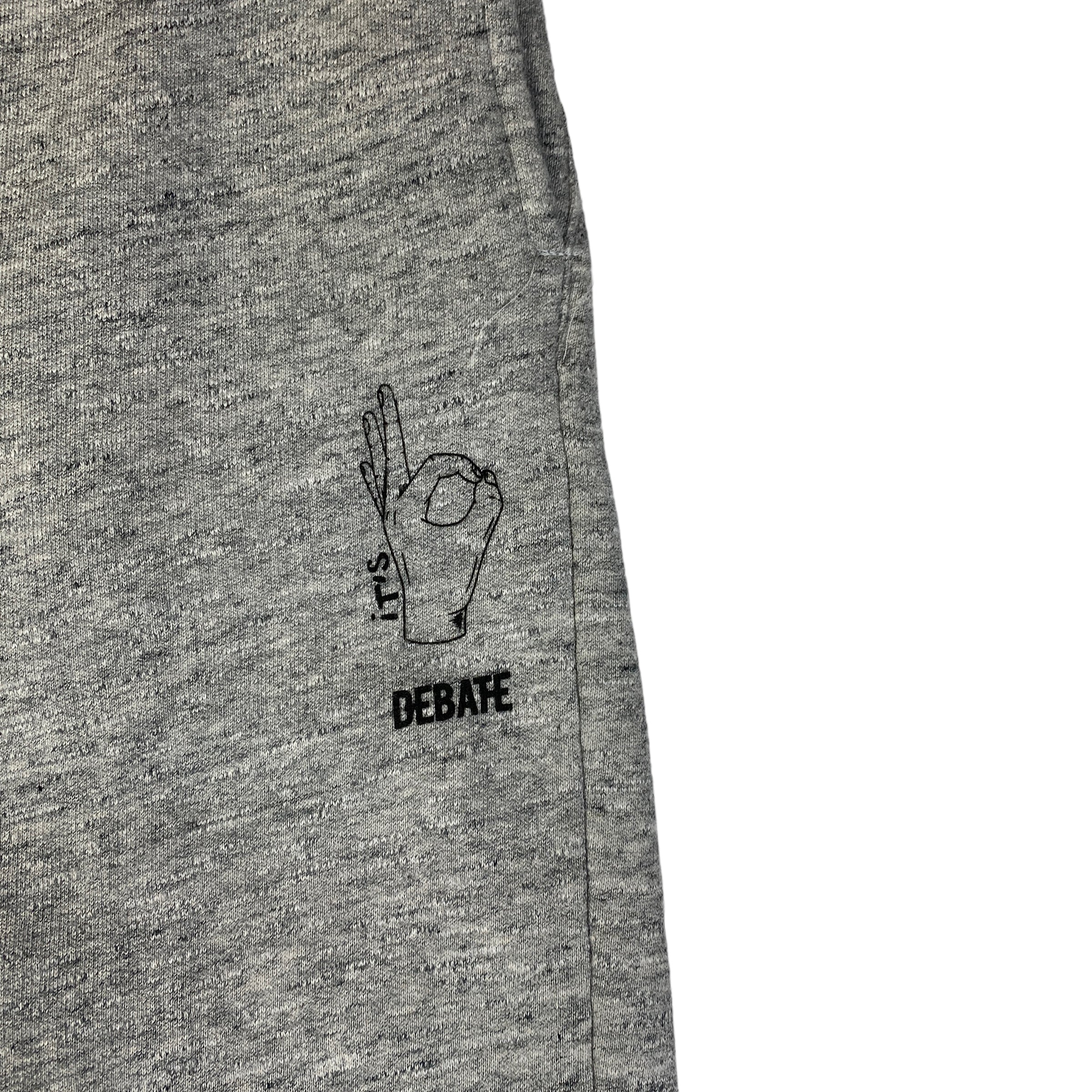 Debate pantalone tuta grigio — streetwear d'archivio — IlBotteghino