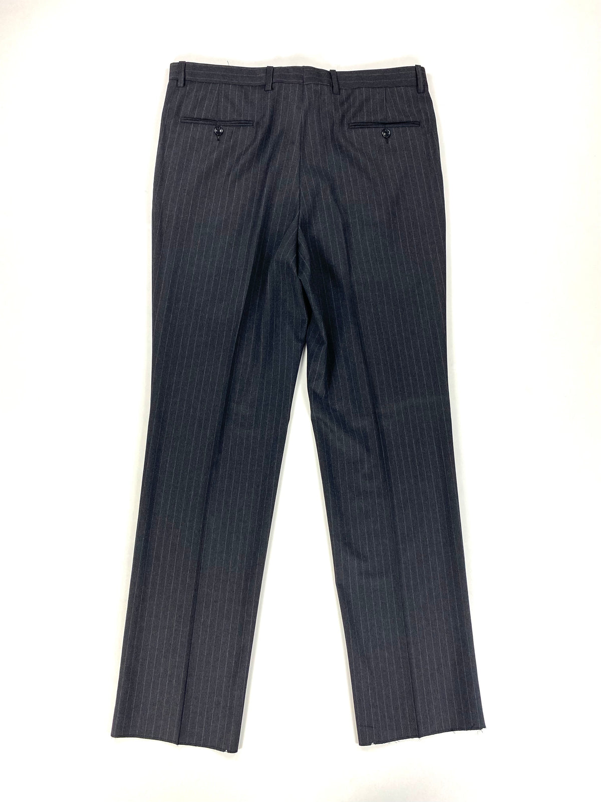 Pantalone Garrett's grigio gessato, vista posteriore