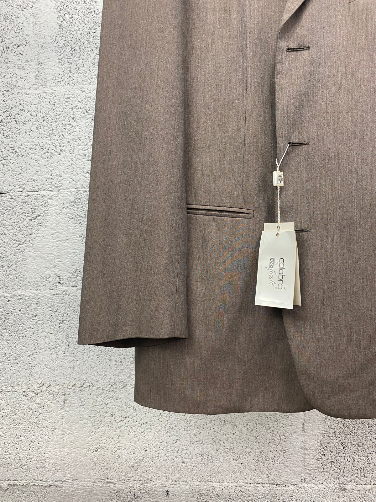 Calabró by Forall Abito Tortora Pura Seta — Silk Suit IT 52