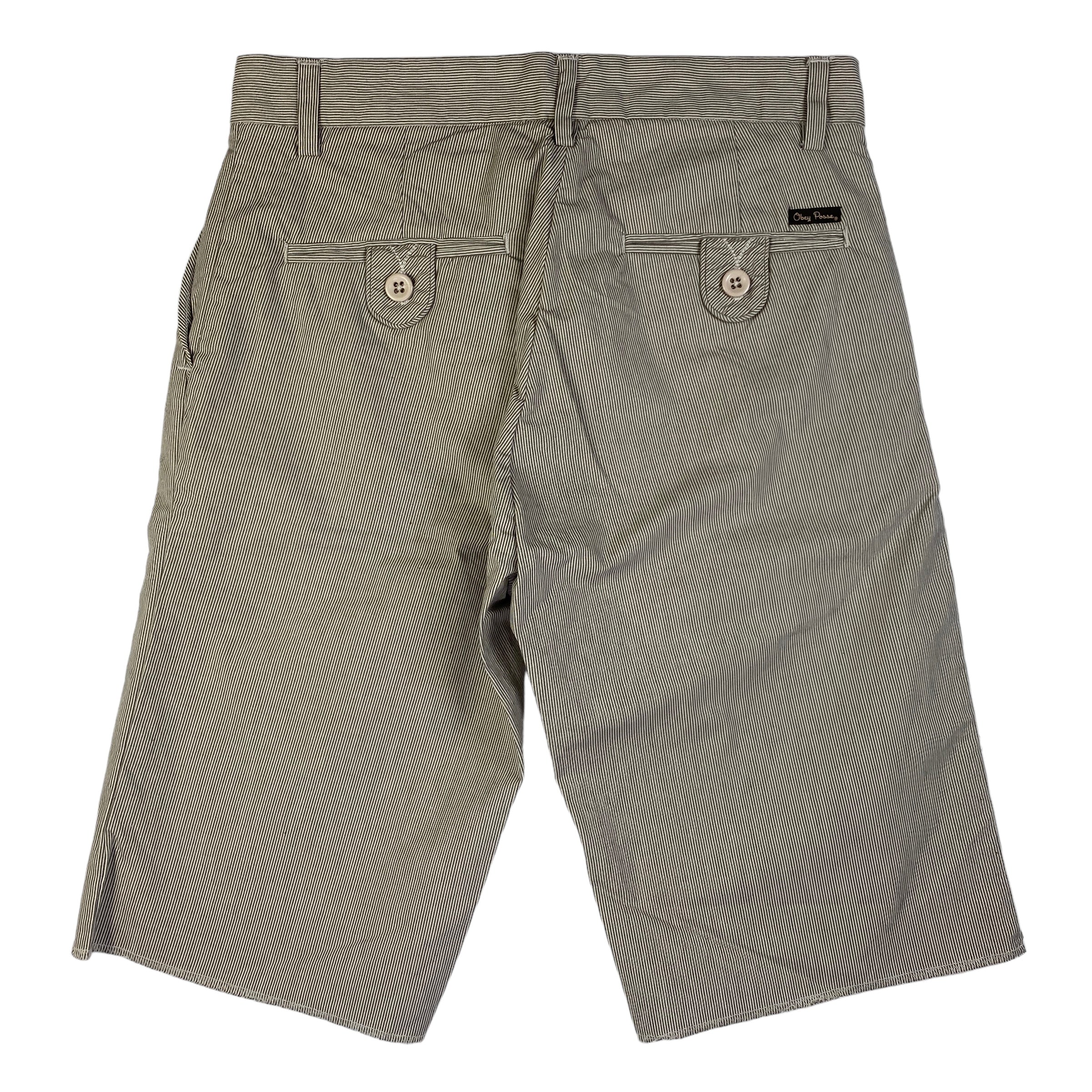 Obey short Outbound grigio — streetwear d'archivio — IlBotteghino
