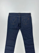 Jeans D&G Audacious blu scuro, dettaglio vita