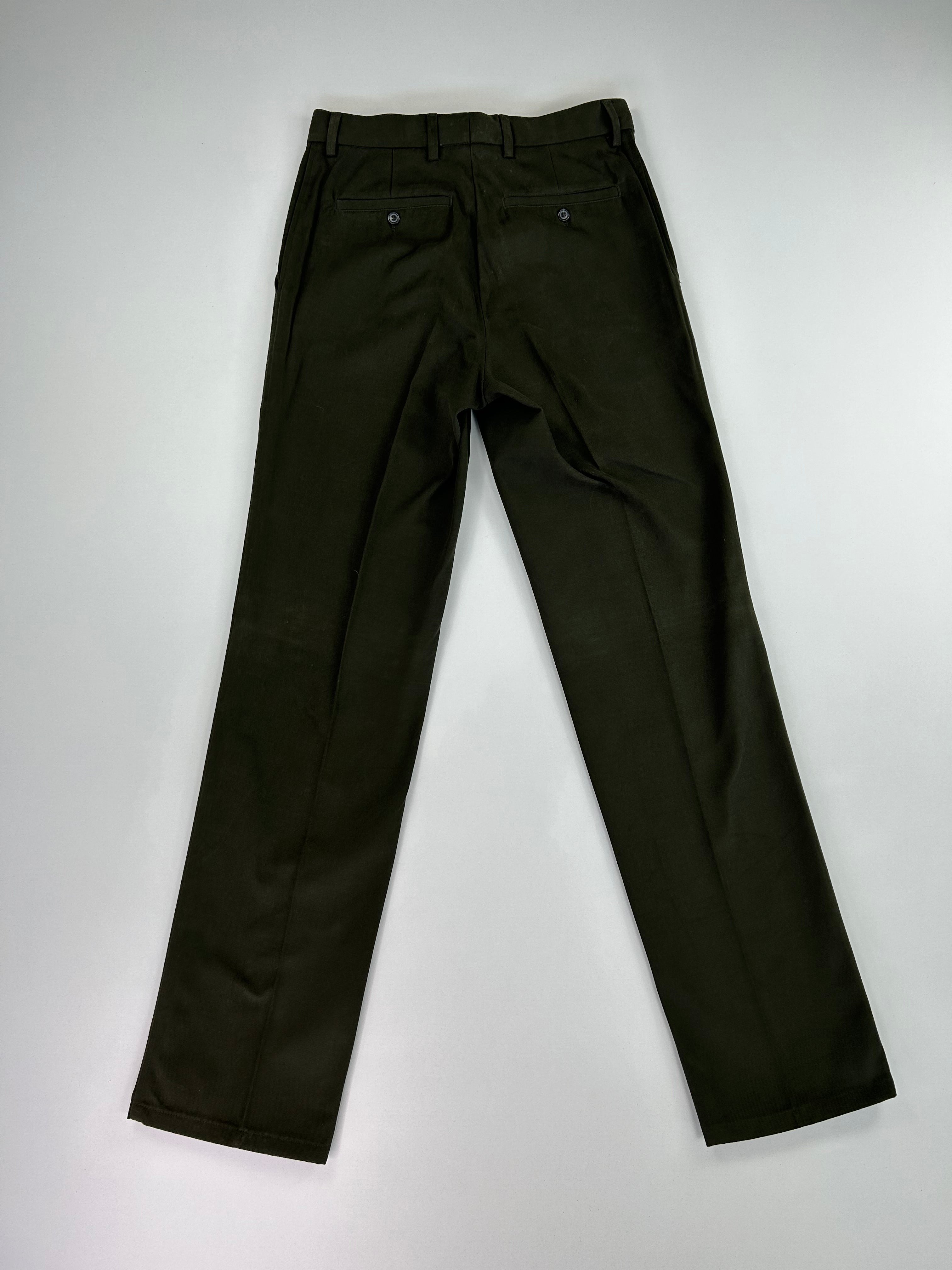 Peter Hadley pantalone verde oliva — puro cotone — IlBotteghino