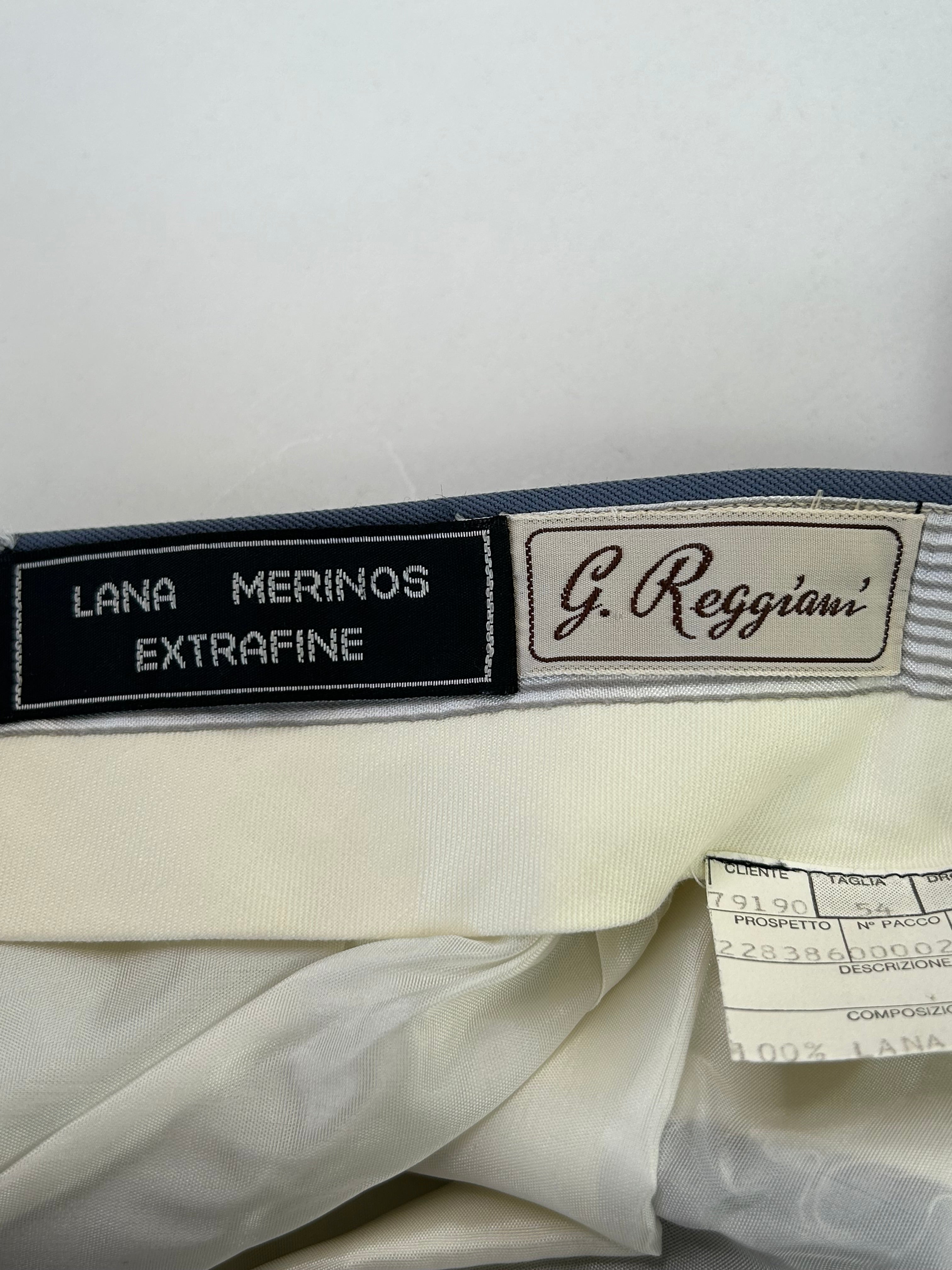 Giorgio Reggiani pantalone azzurro — archivio sartoriale — IlBotteghino