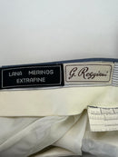 Giorgio Reggiani Pantalone Sartoriale Uomo Azzurro Lana Merinos Extrafine TG 54