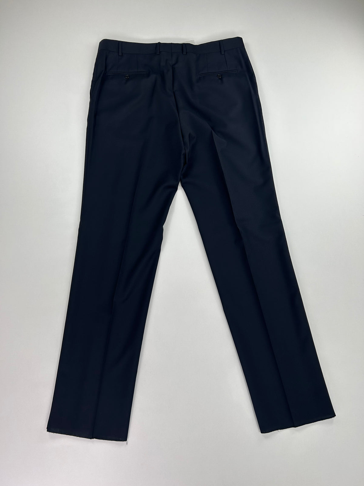 Berry pantalone nero — lana merinos — IlBotteghino