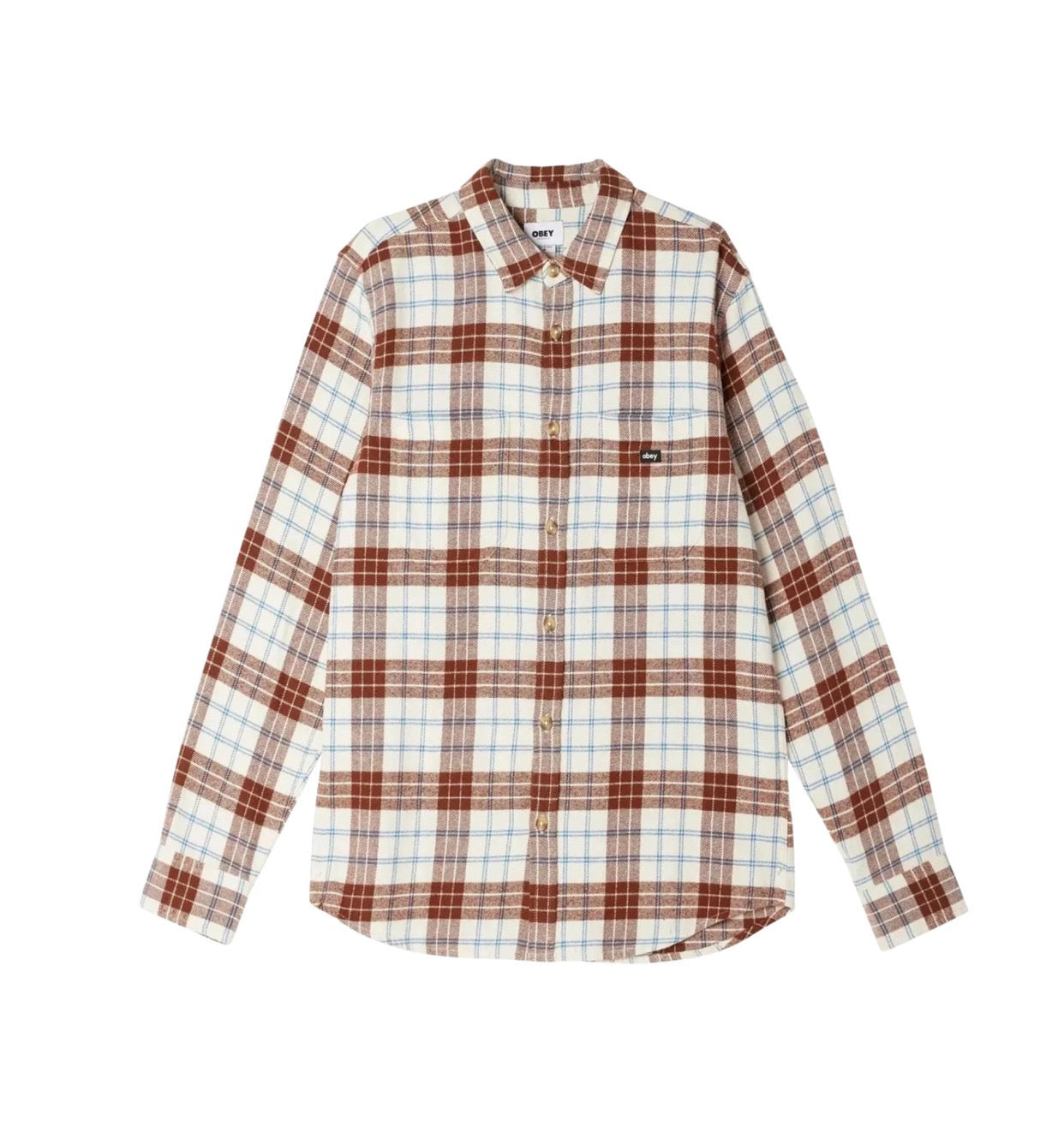 Camicia Obey Arnold Woven multicolor, taglia S — IlBotteghino