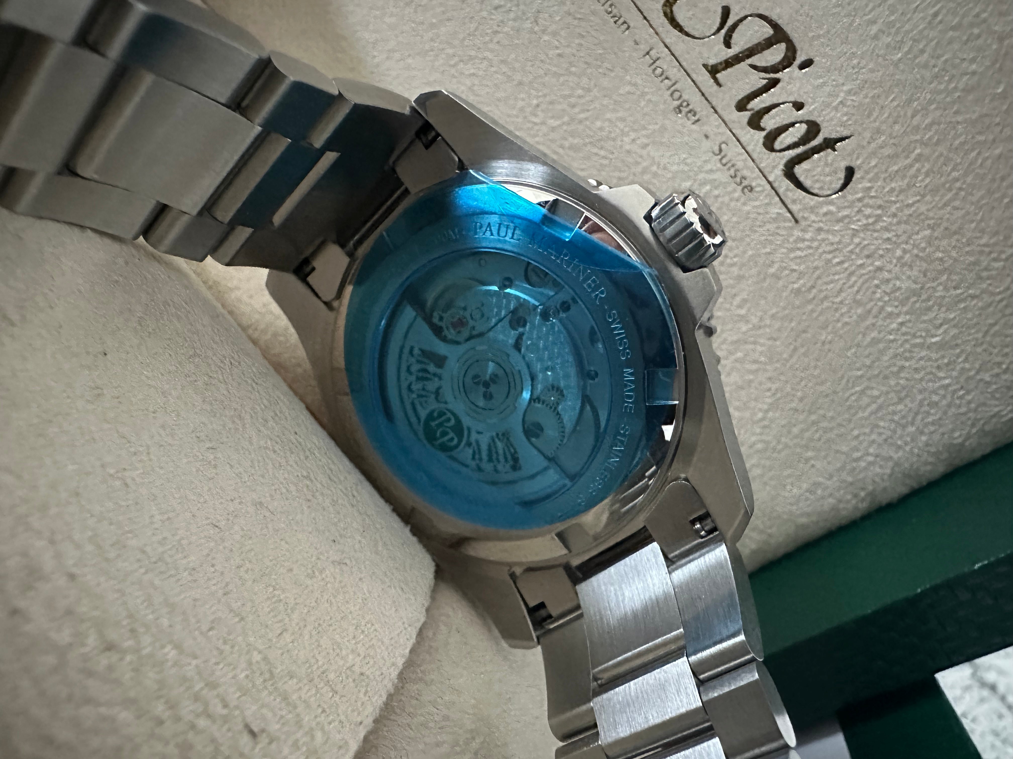 Paul Picot Mariner 5 GMT — dettaglio finestra data — IlBotteghino