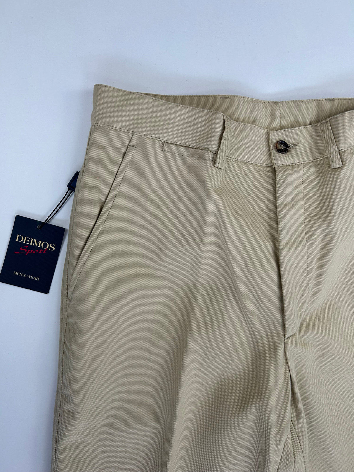 Deimos Sport pantalone beige — dettaglio tessuto — IlBotteghino