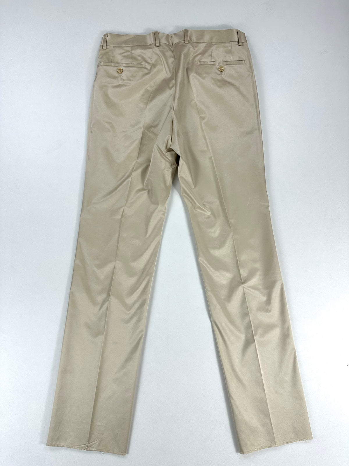 Pantalone panna Versace Collection visto da dietro, intero