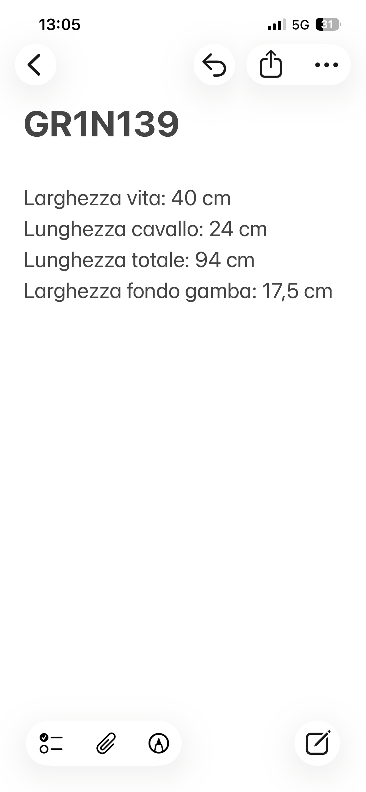 Trussardi pantalone azzurro — dettaglio fondo gamba — IlBotteghino