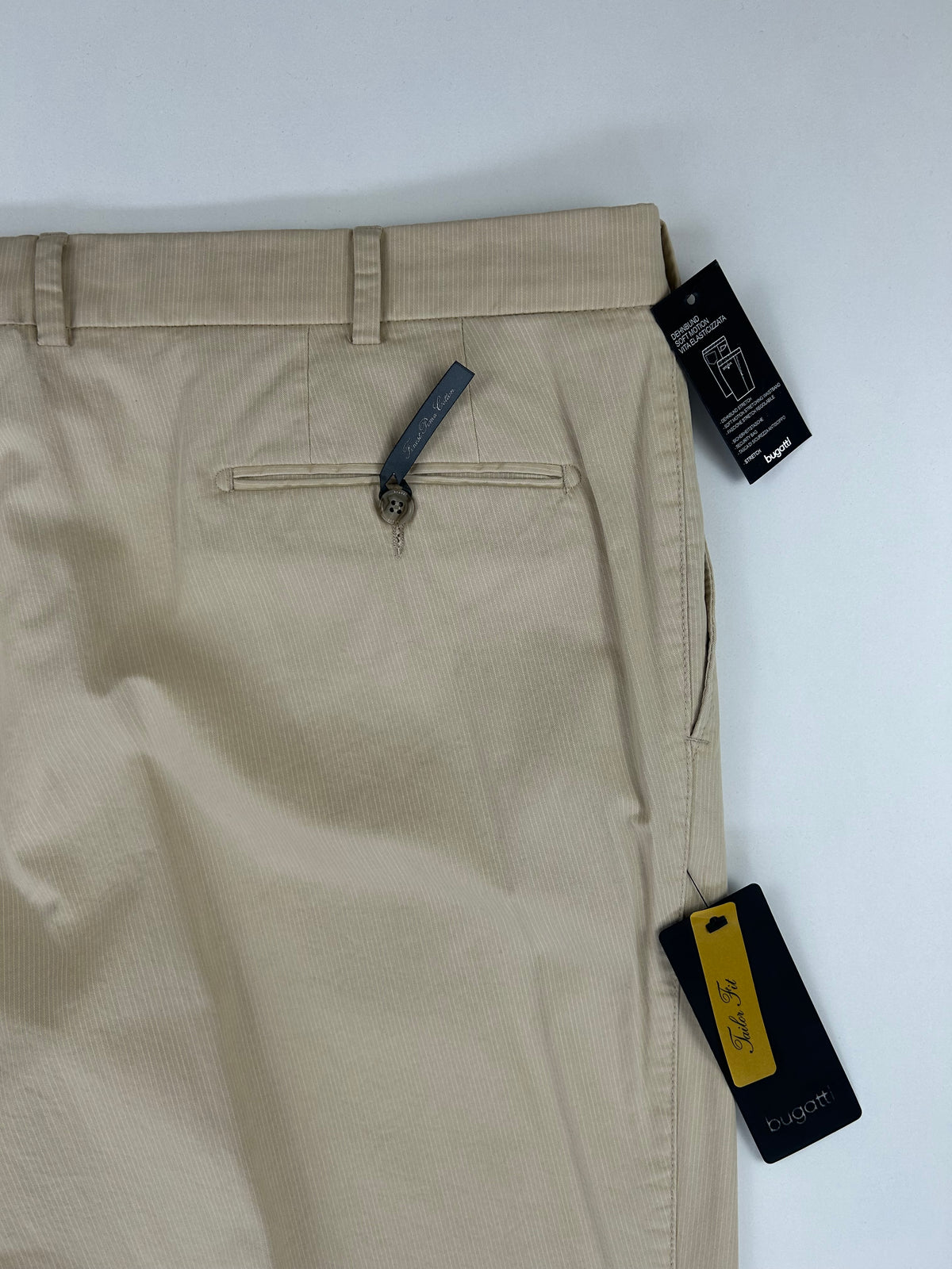 Bugatti pantalone gessato — dettaglio fantasia — IlBotteghino