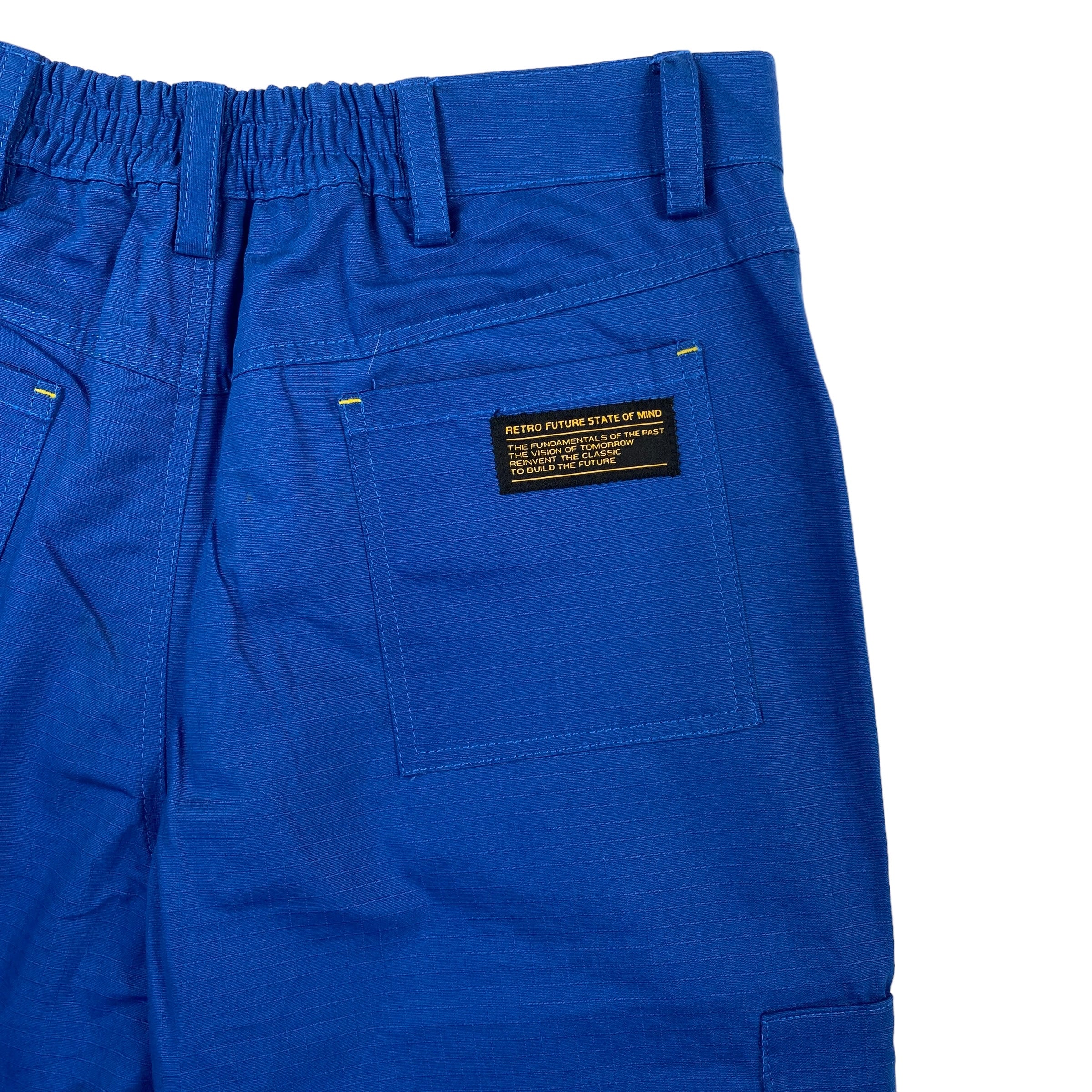State of Mind pantalone cargo blu — pezzo unico d'archivio — IlBotteghino