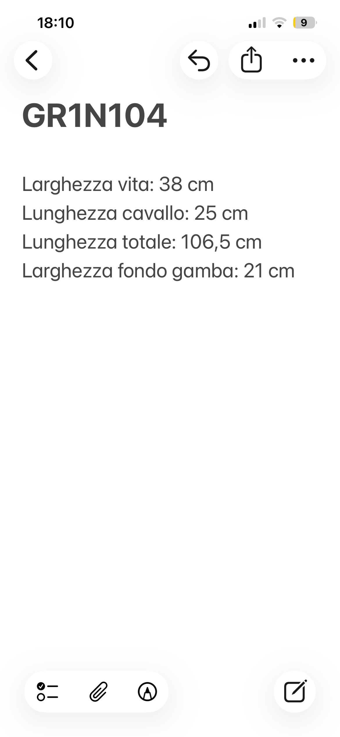 Federico Osti pantalone — dettaglio fondo gamba — IlBotteghino