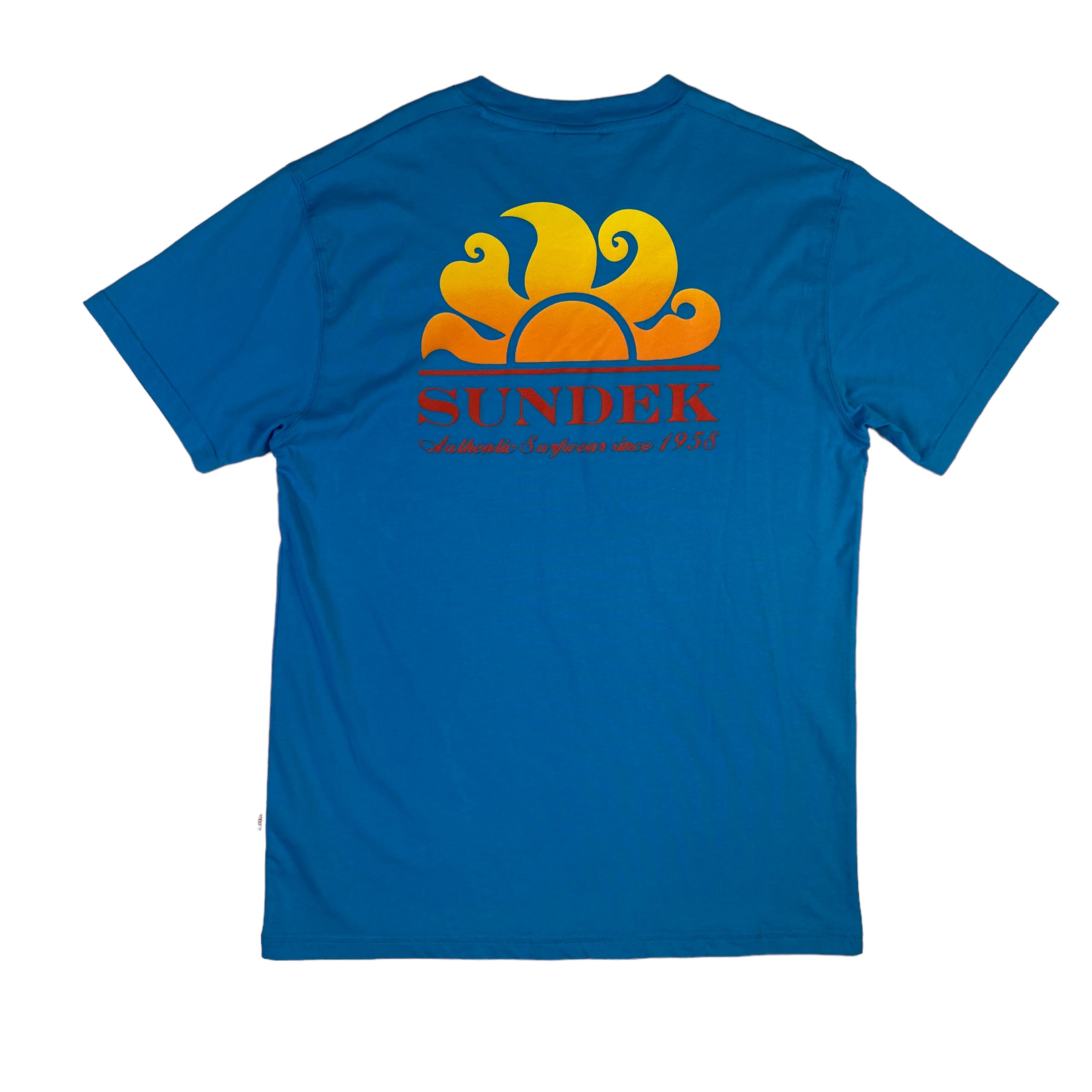 Sundek t-shirt blu — streetwear d'archivio — IlBotteghino