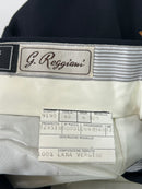 Pantalone Sartoriale Uomo Giorgio Reggiani Blu Navy – 100% Lana Vergine Made in Italy