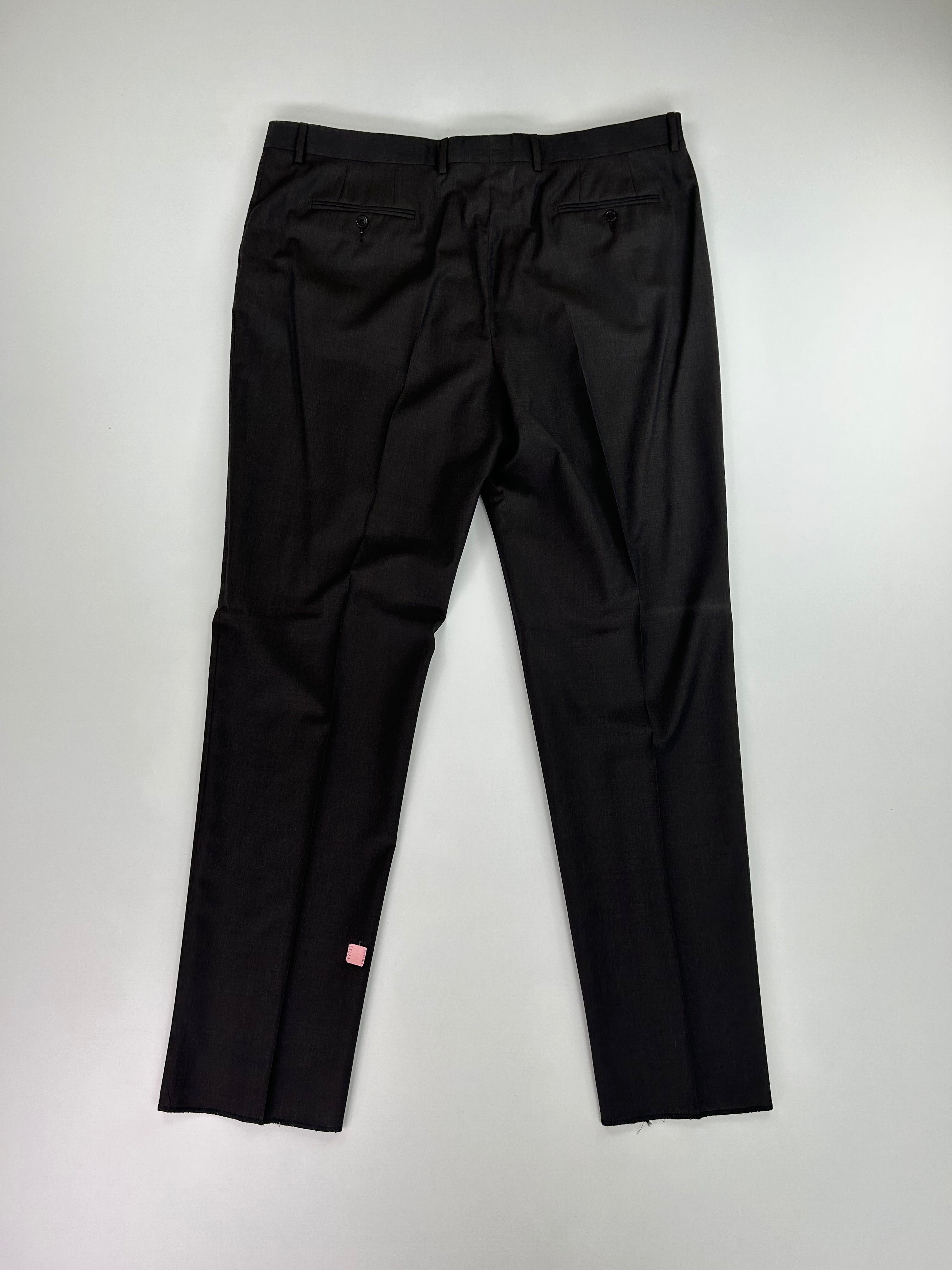 Deimos pantalone sartoriale grigio, vista posteriore