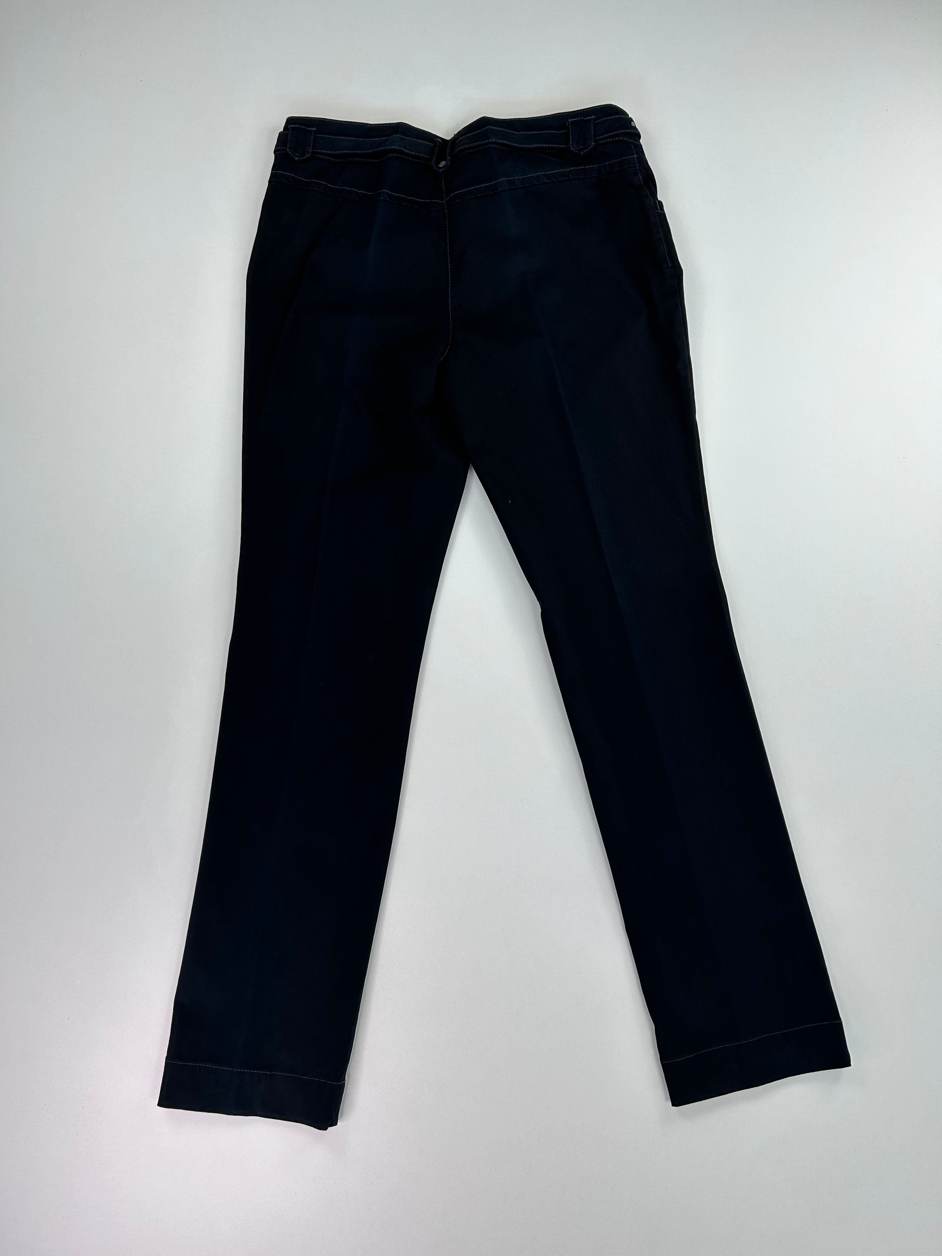 Trussardi pantalone blu — cotone elasticizzato — IlBotteghino