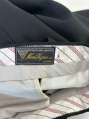 Pantalone Sartoriale Mario Zegna Uomo Blu Navy 100% Lana Vergine Taglia 48 Made in Italy