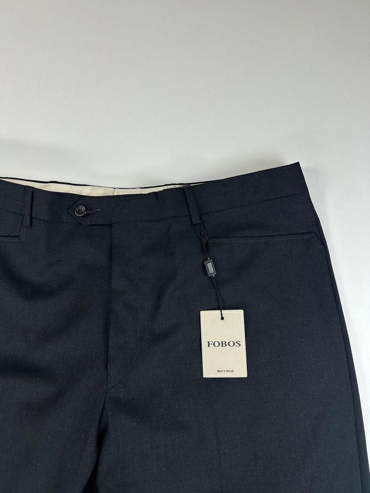 Fobos pantalone grigio scuro — dettaglio tessuto — IlBotteghino
