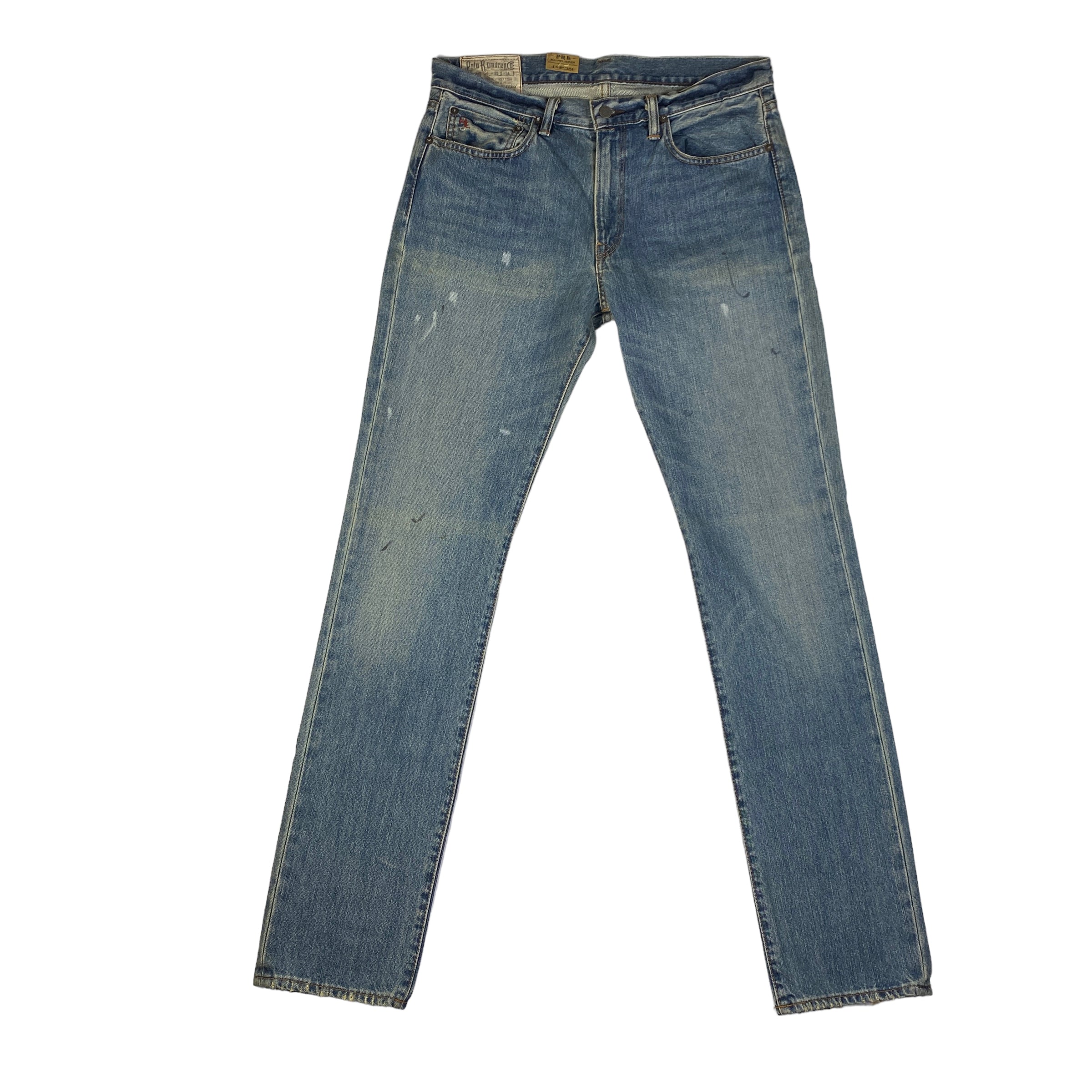 Jeans Ralph Lauren mid blu schizzi, taglia US 33 — IlBotteghino