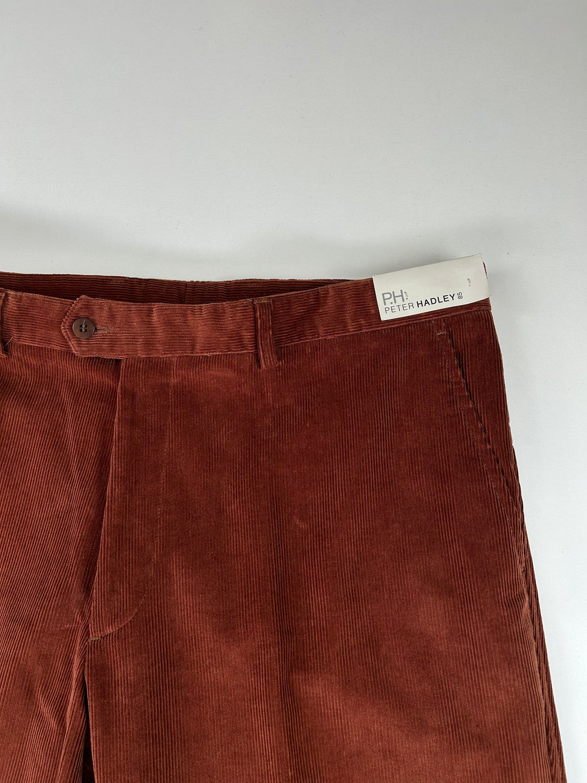 Peter Hadley pantalone — dettaglio texture — IlBotteghino