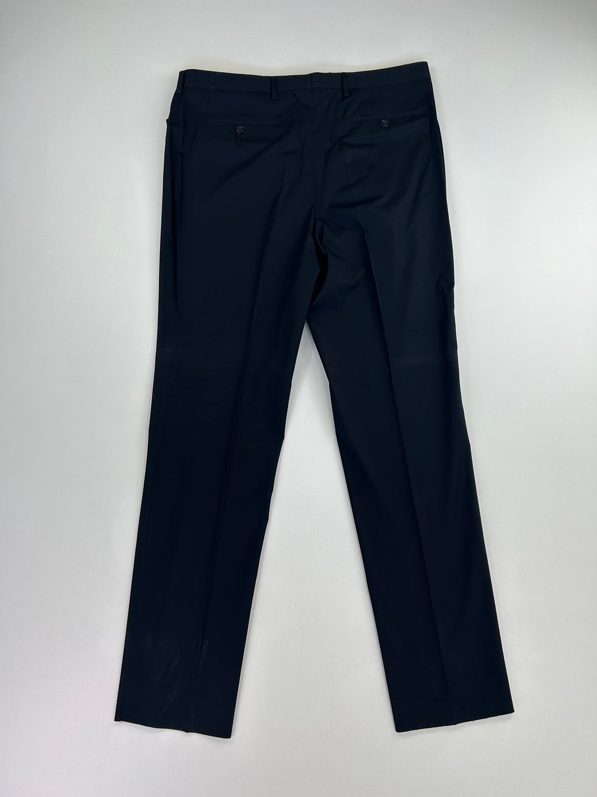 Aquascutum pantalone blu notte — puro cotone — IlBotteghino