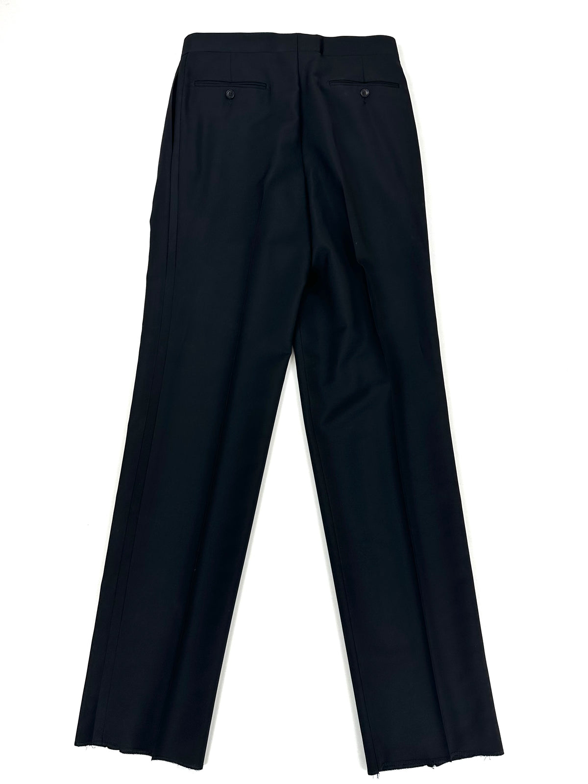 Pantalone smoking Calabró nero, vista frontale