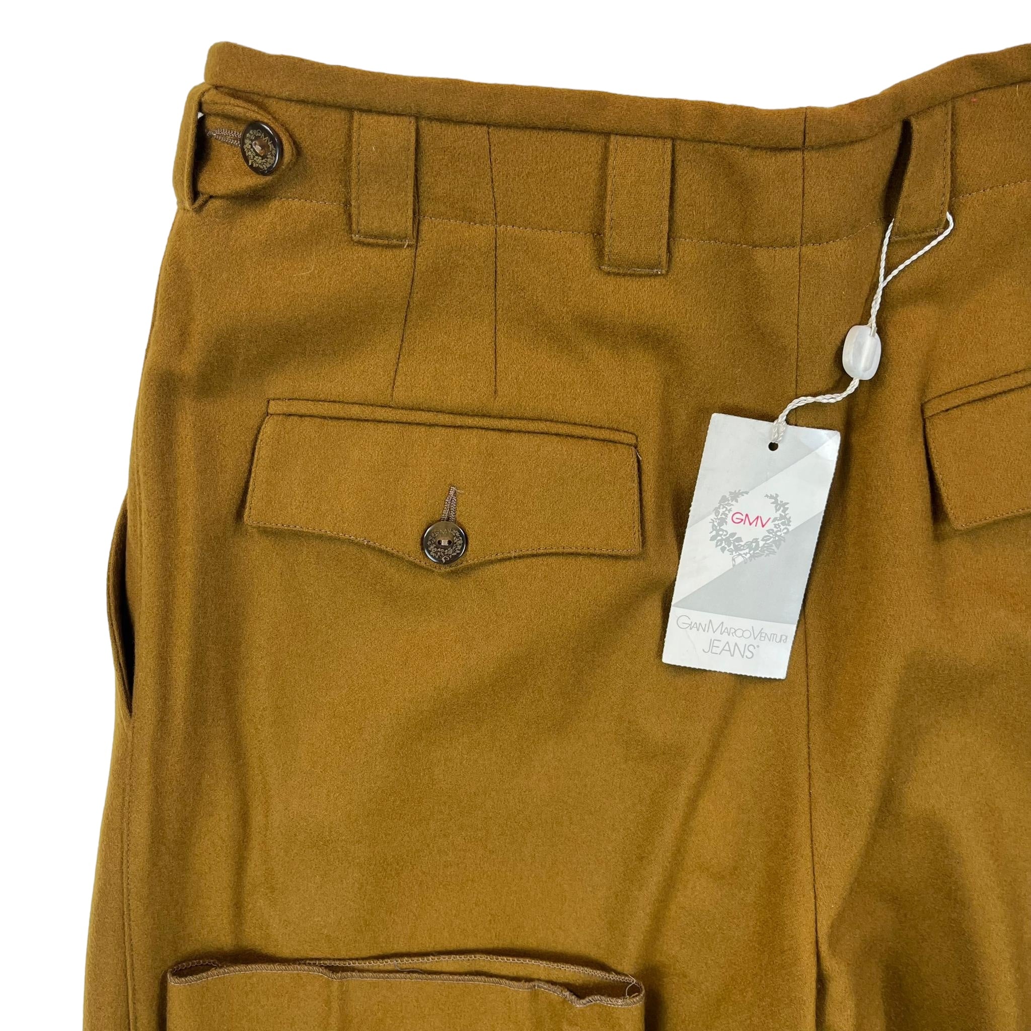 Gian Marco Venturi pantalone marrone — pezzo unico d'archivio — IlBotteghino