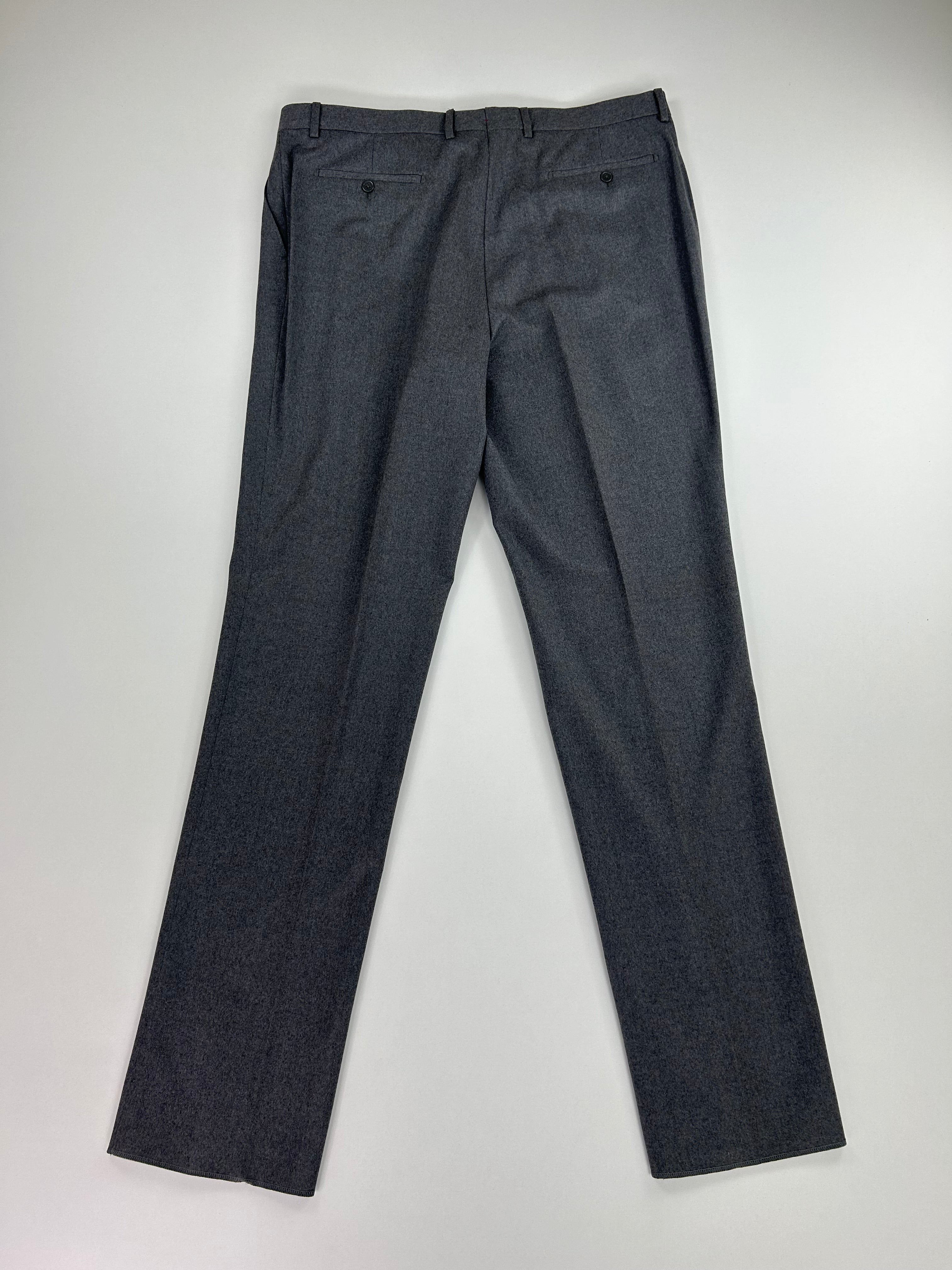 Tiziano pantalone grigio — lana vergine — IlBotteghino