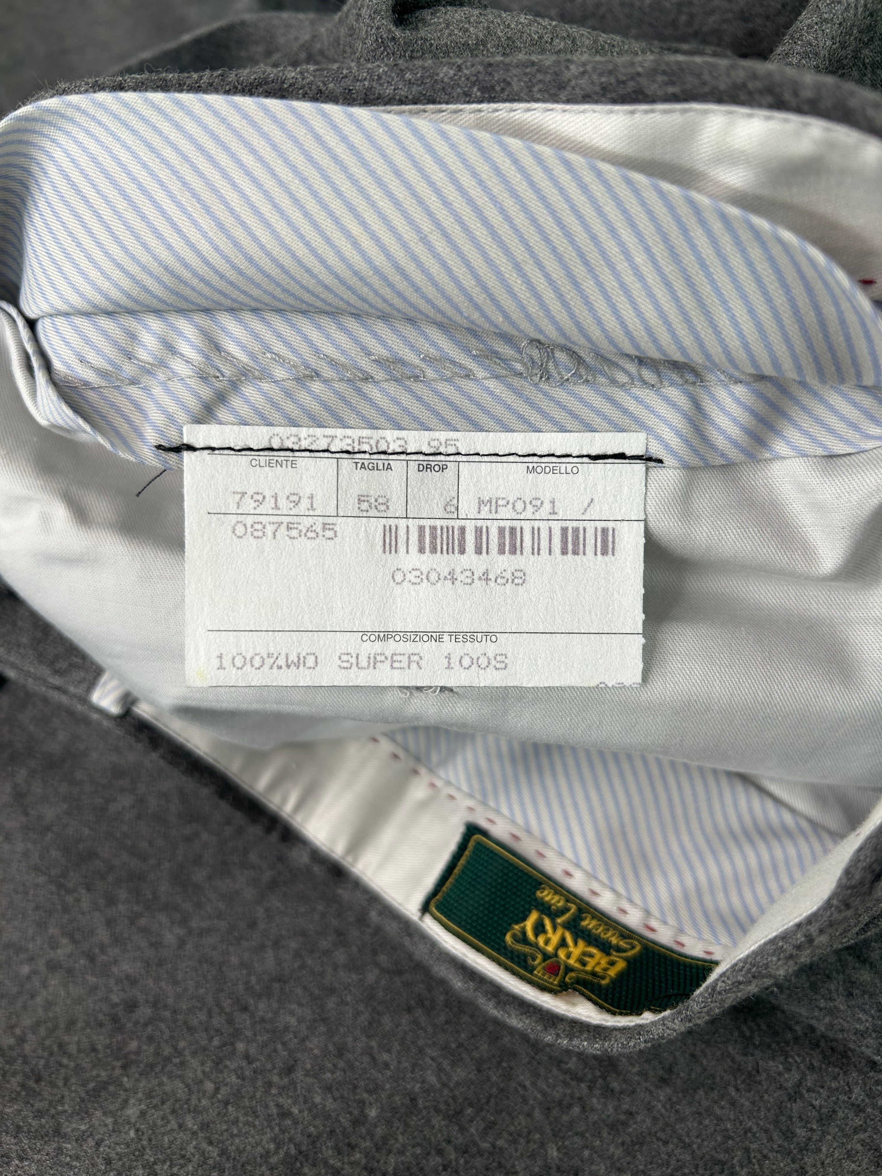 Berry pantalone grigio — dettaglio tasca — IlBotteghino