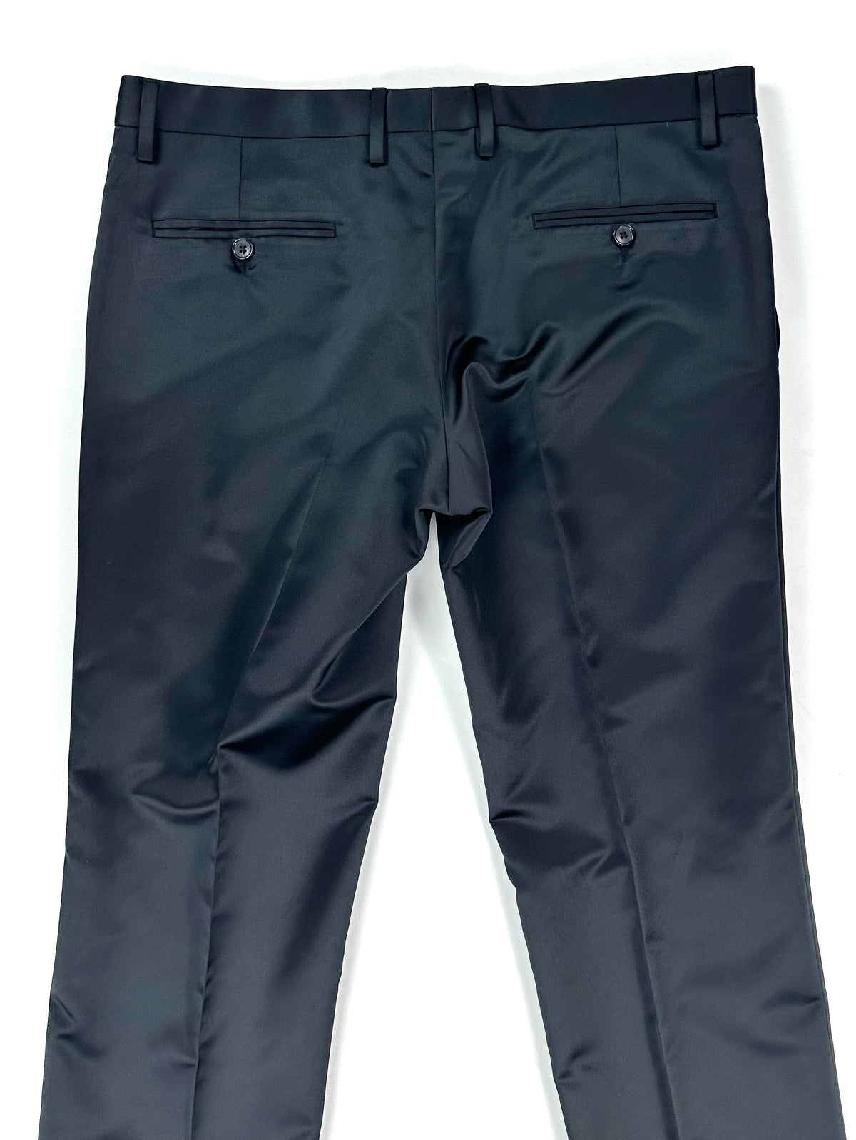 Abito D&G Brad nero, dettaglio fondo gamba pantalone