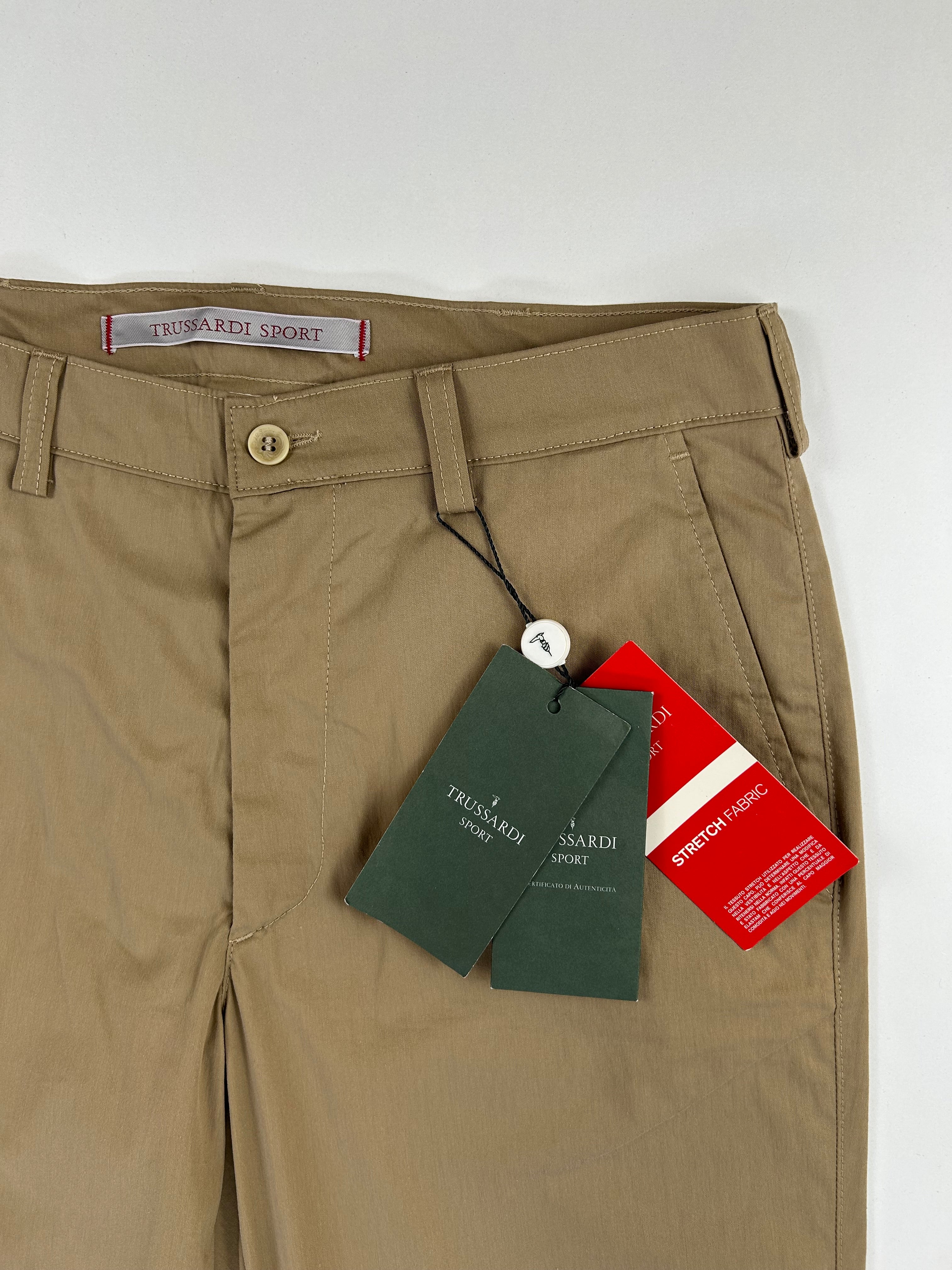 Trussardi Sport pantalone — dettaglio tessuto — IlBotteghino
