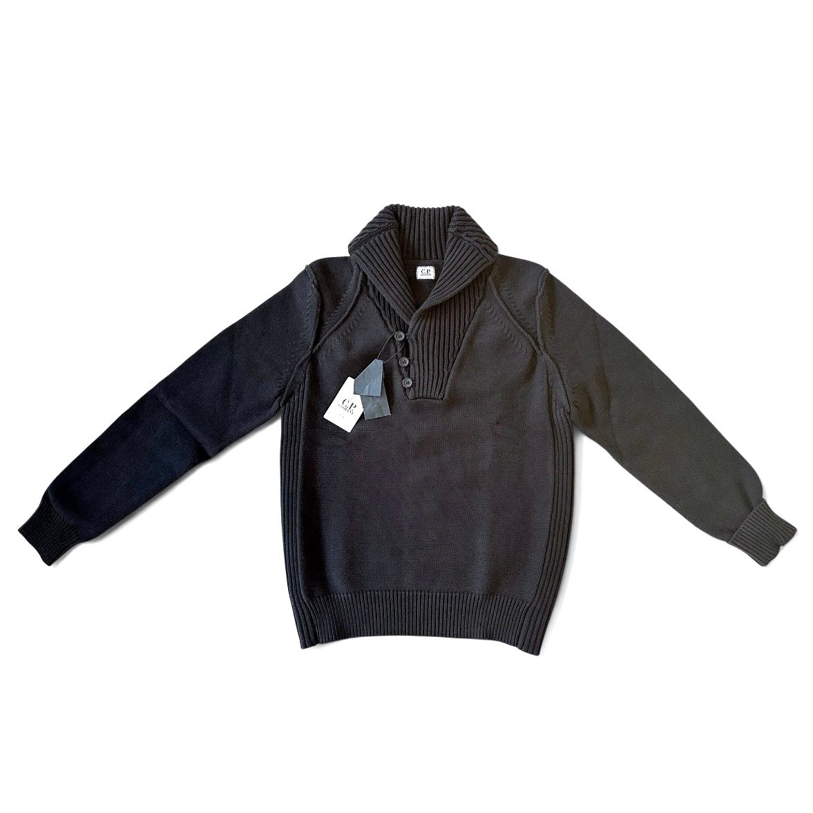 Maglione C.P. Company blu navy, vista posteriore