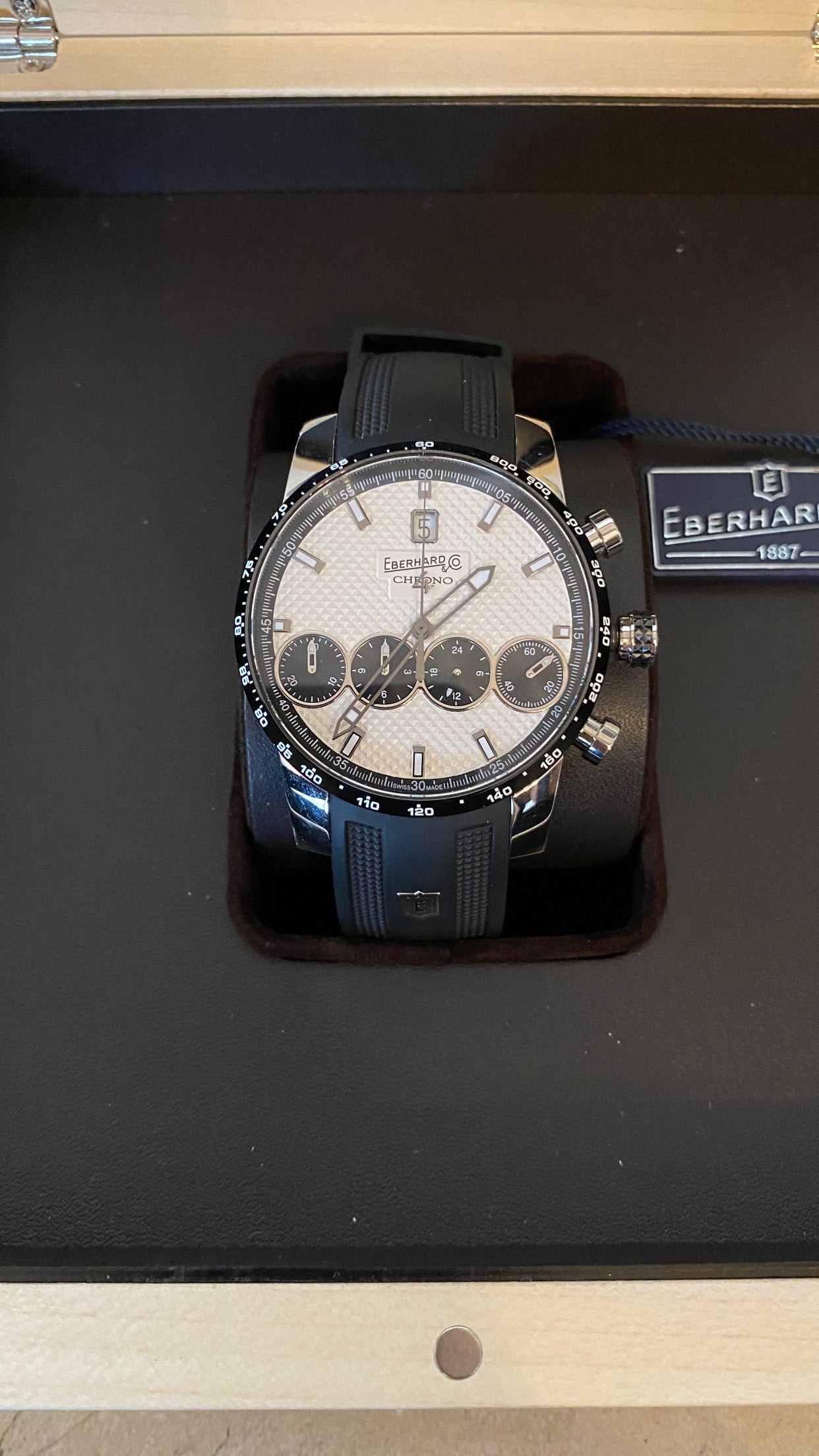 Eberhard Chrono 4 — dettaglio contatori — IlBotteghino