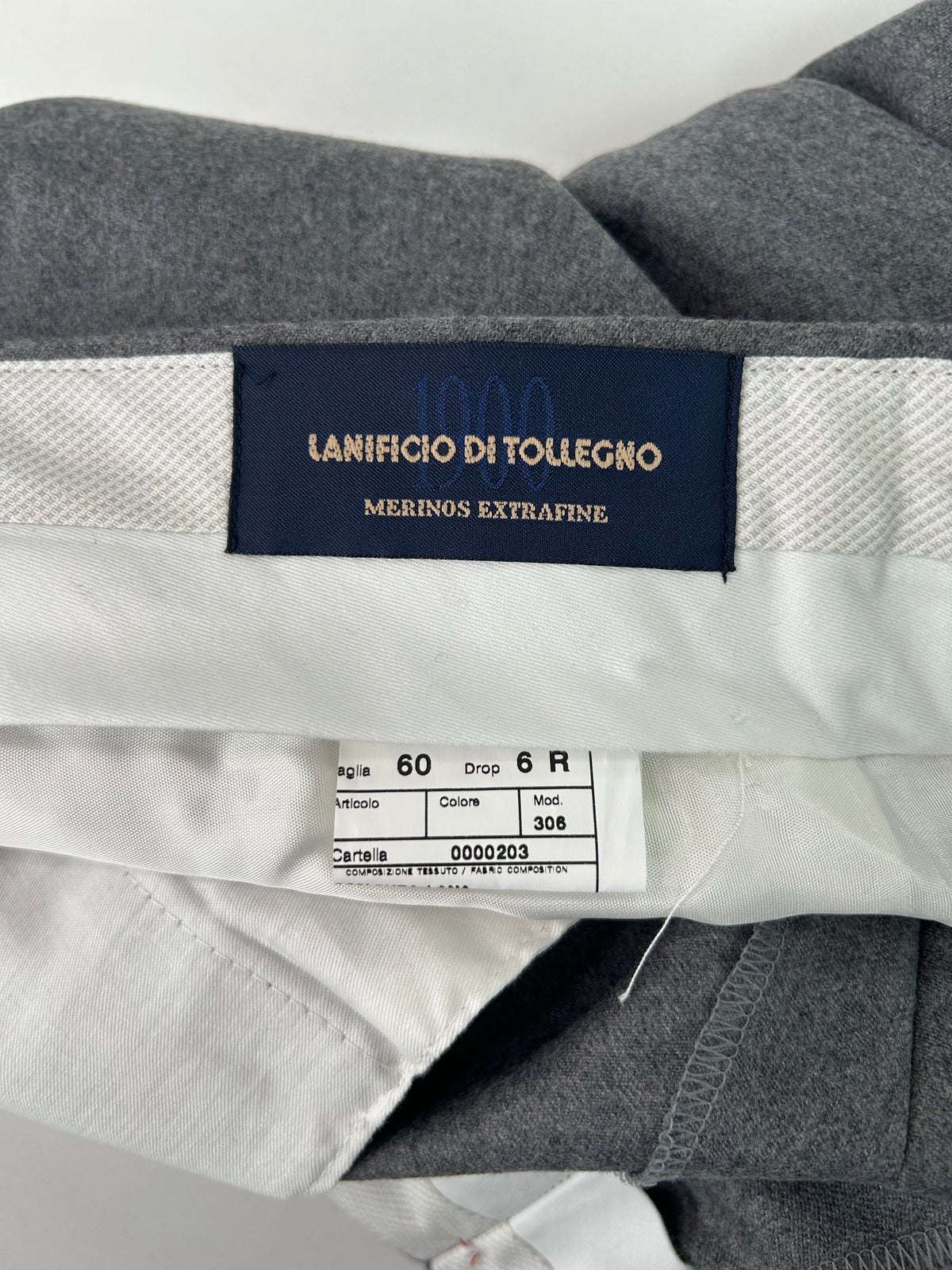 Tiziano pantalone grigio — dettaglio tasca — IlBotteghino
