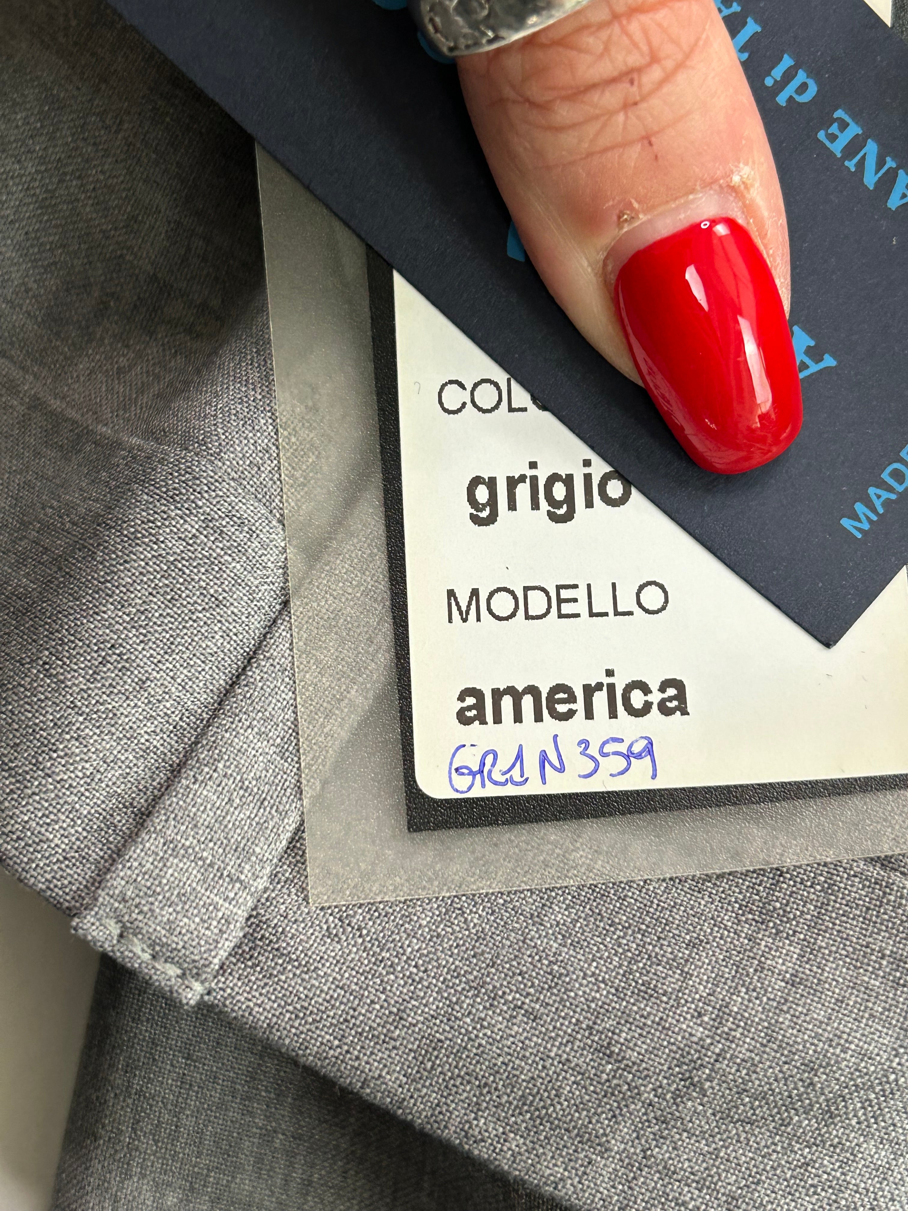 Angelico pantalone grigio chiaro — archivio sartoriale — IlBotteghino