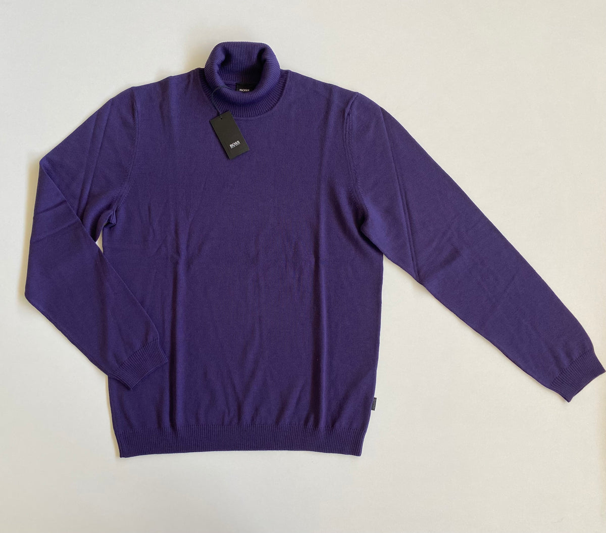 Dolcevita Hugo Boss Bakar lana vergine viola - Tg. L