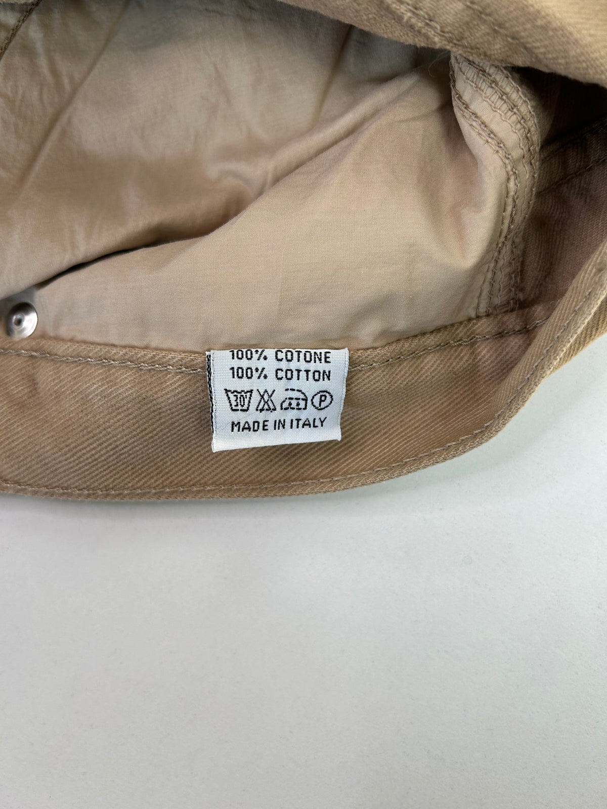 Federico Osti pantalone — dettaglio tasca — IlBotteghino