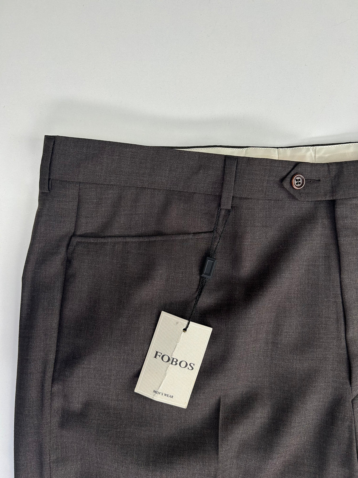 Fobos pantalone marrone scuro — vista laterale — IlBotteghino