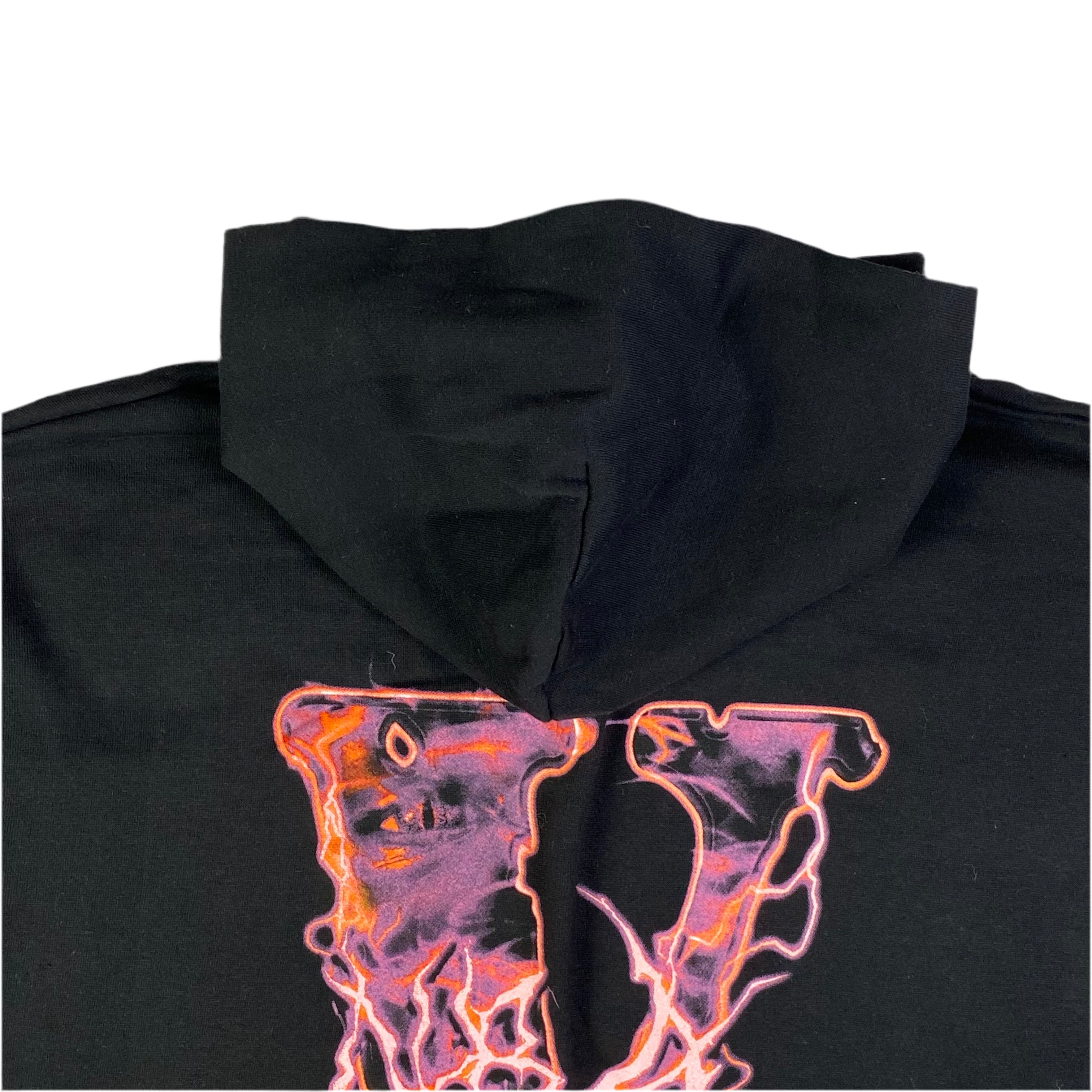 Vlone x Never Broke Again felpa nera — capo streetwear d'archivio — IlBotteghino