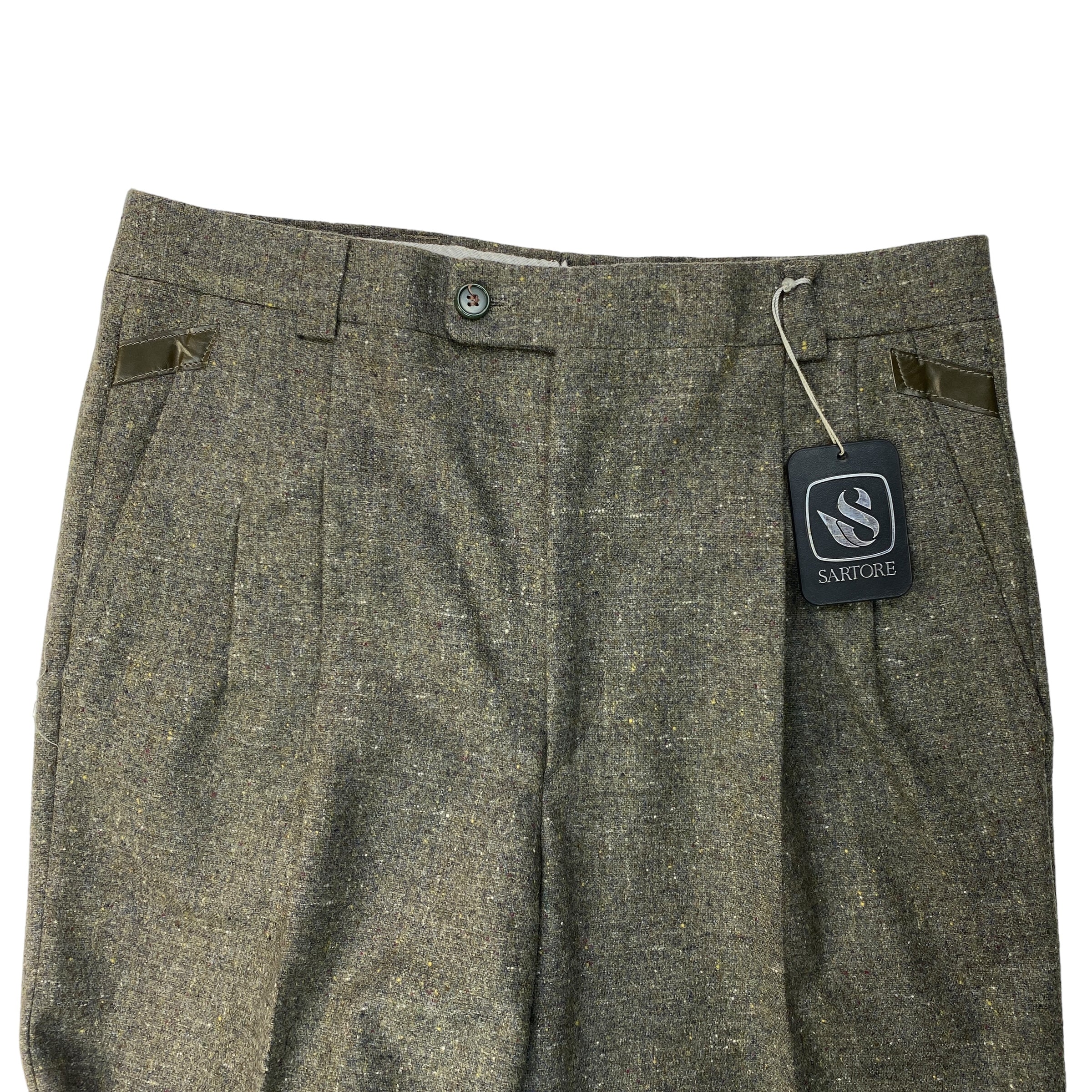 Sartore pantalone grigio — pura lana vergine — IlBotteghino