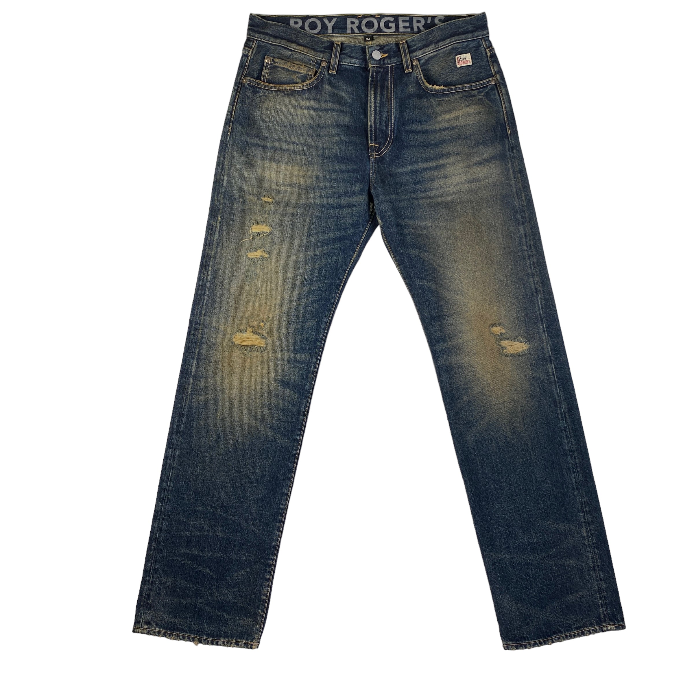 Jeans Roy Roger's Cult Wide sabbia, taglia US 34 — IlBotteghino