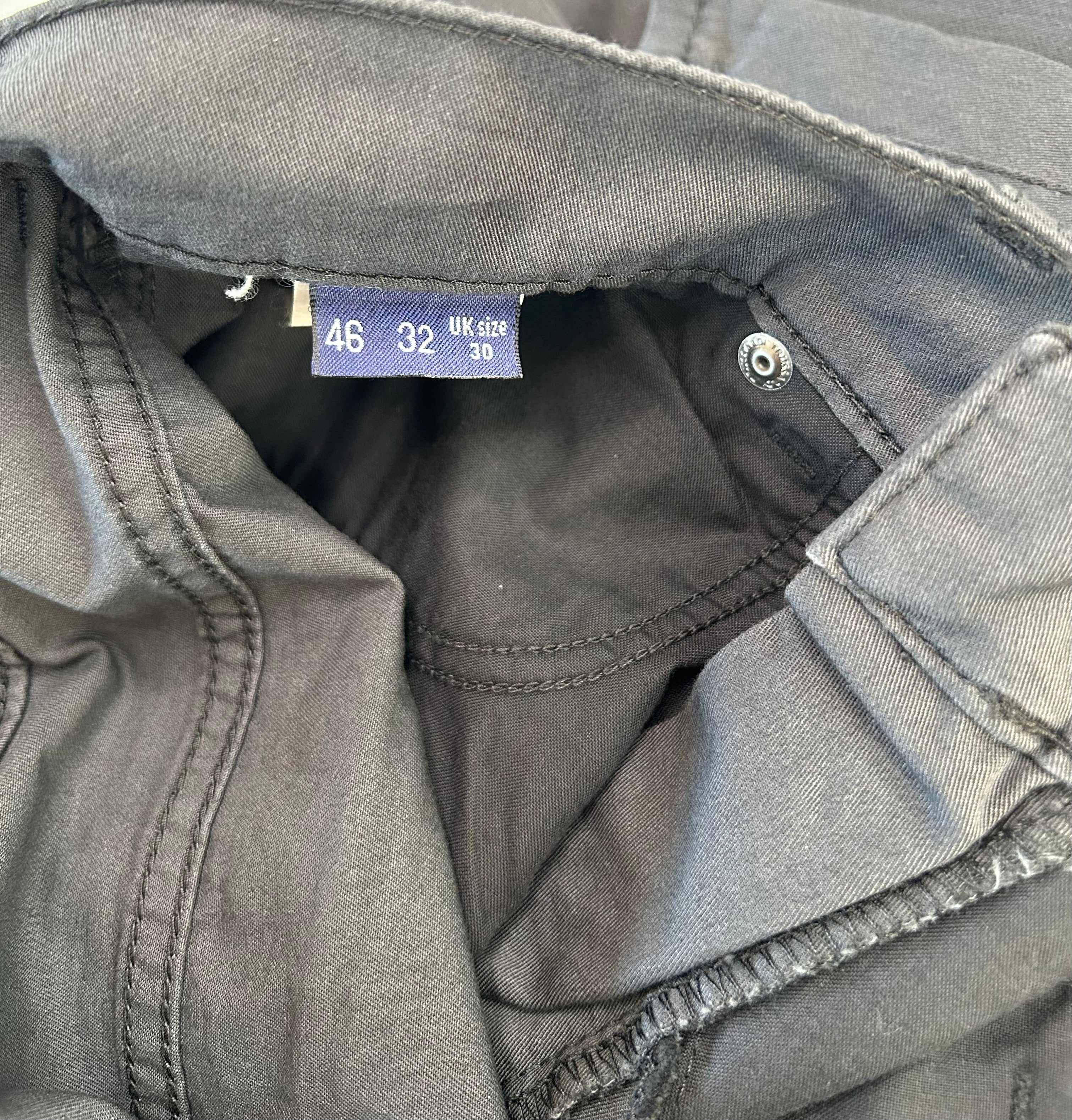 Trussardi Jeans pantalone blu — vista laterale — IlBotteghino